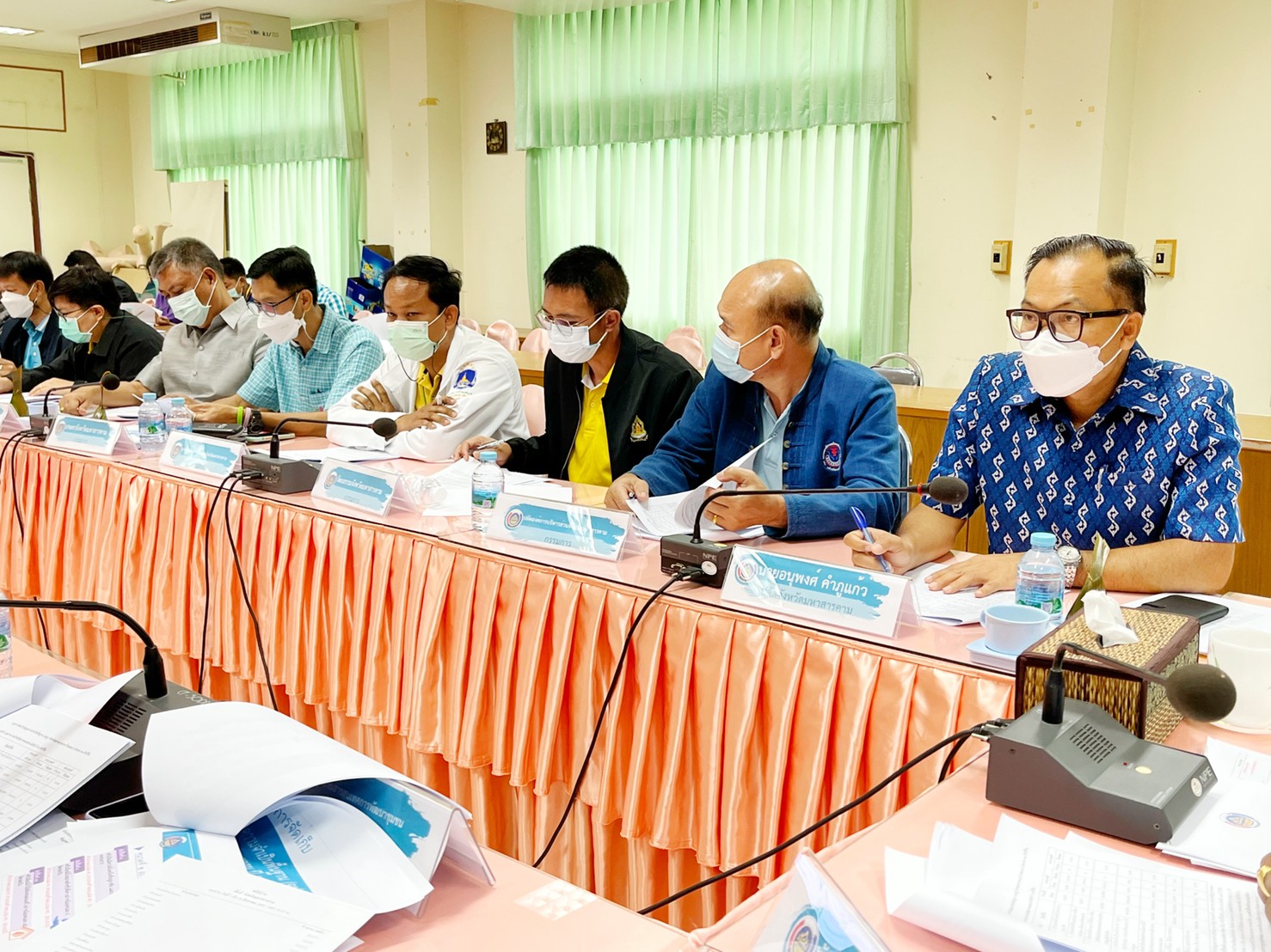 พช.มหาสารคาม ประชุมคณะทำงานบริหารการจัดเก็บข้อมูลความจำเป็นพื้นฐาน (จปฐ.) ปี 2565