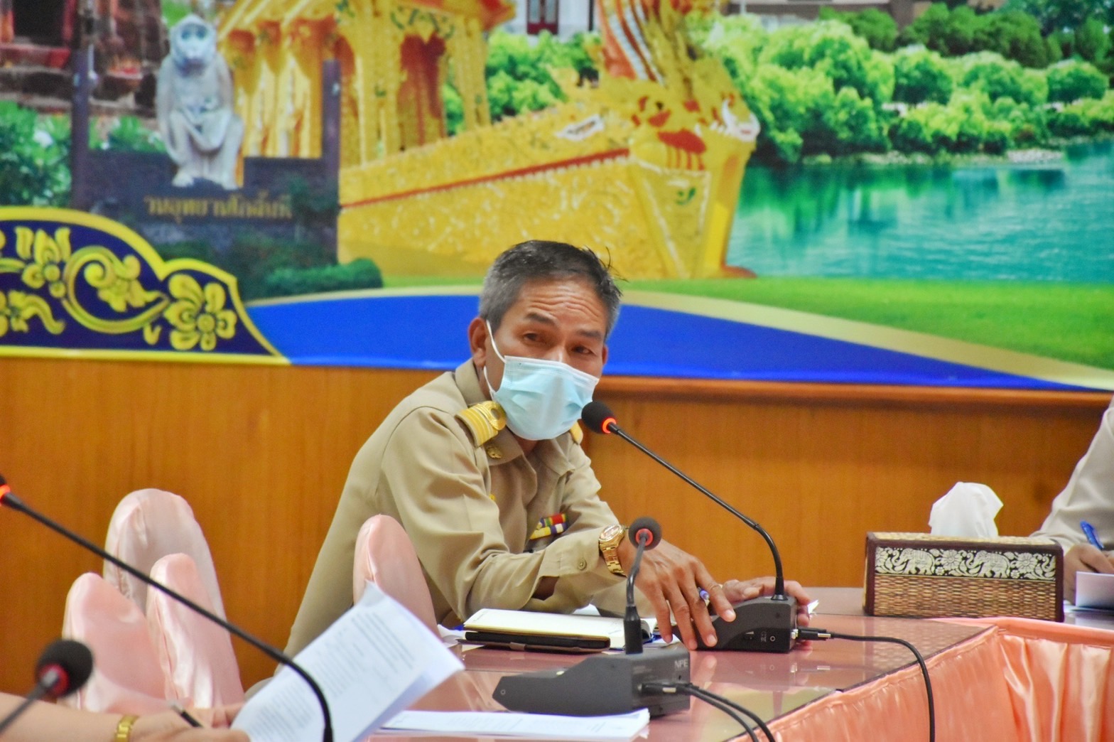 พช.มหาสารคาม ประชุมการขับเคลื่อนโครงการพัฒนาชุมชนใสสะอาด