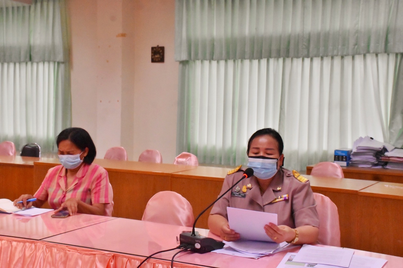 พช.มหาสารคาม ประชุมการขับเคลื่อนโครงการพัฒนาชุมชนใสสะอาด
