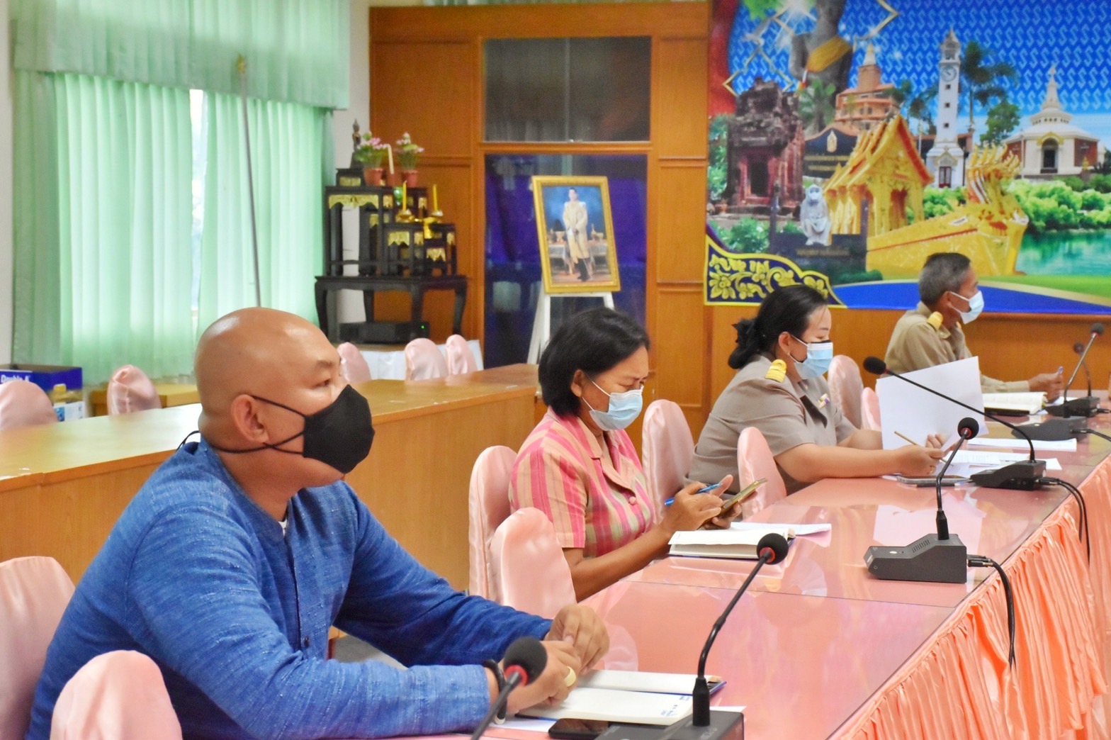 พช.มหาสารคาม ประชุมการขับเคลื่อนโครงการพัฒนาชุมชนใสสะอาด