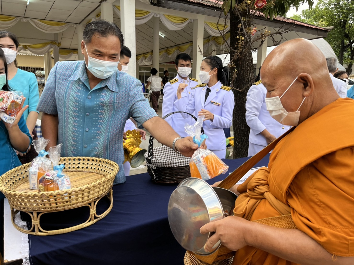 พช.มหาสารคาม ร่วมกิจกรรมเฉลิมพระเกียรติสมเด็จพระนางเจ้าสิริกิติ์ พระบรมราชินีนาถ พระบรมราชชนนีพันปีหลวง เนื่องในโอกาสมหามงคลเฉลิมพระชนมพรรษา 90 พรรษา 12 สิงหาคม 2565