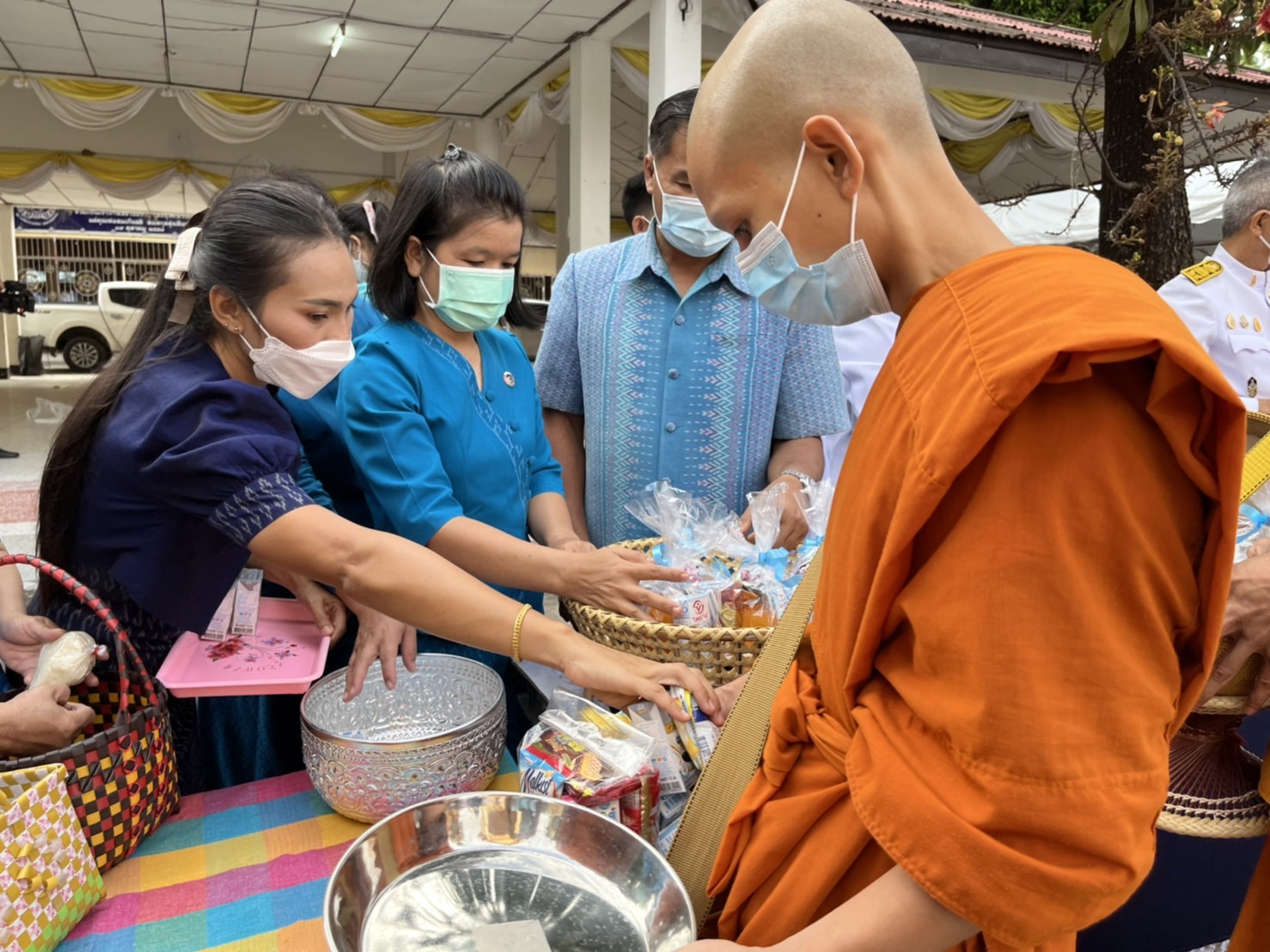 พช.มหาสารคาม ร่วมกิจกรรมเฉลิมพระเกียรติสมเด็จพระนางเจ้าสิริกิติ์ พระบรมราชินีนาถ พระบรมราชชนนีพันปีหลวง เนื่องในโอกาสมหามงคลเฉลิมพระชนมพรรษา 90 พรรษา 12 สิงหาคม 2565