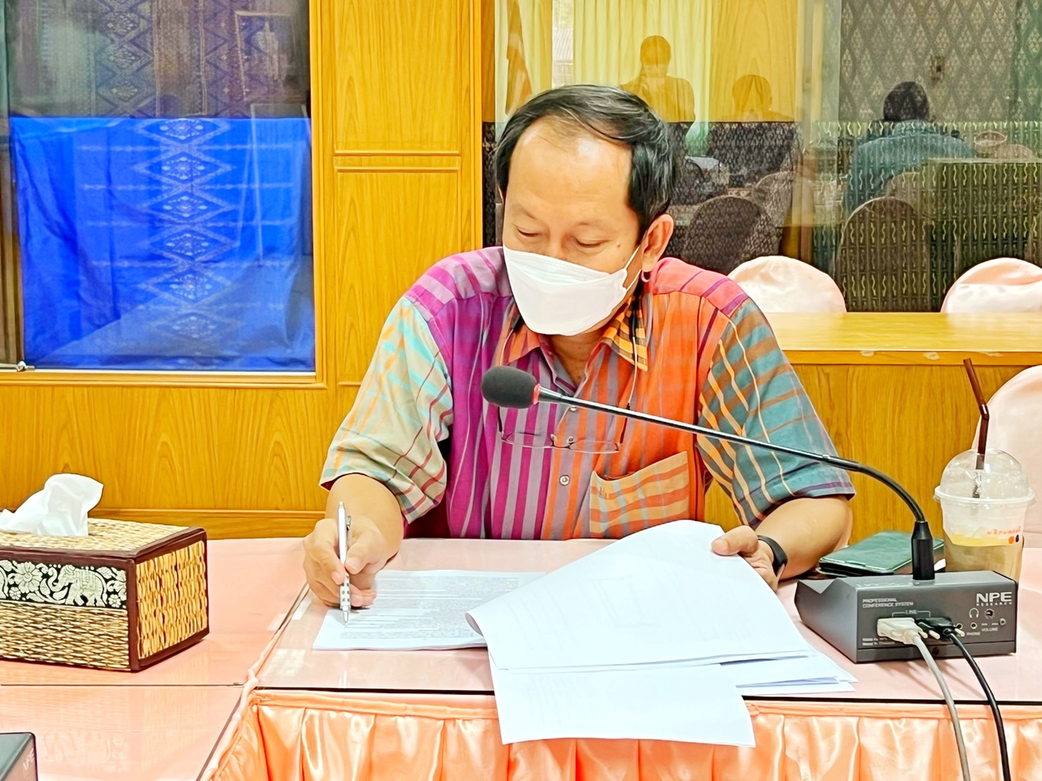 พช.มหาสารคาม ประชุมคณะกรรมการอำนวยการสนามสอบ และคณะทำงานประจำสนามสอบคัดเลือกบุคคลเพื่อแต่งตั้งเป็นอาสาพัฒนา (อสพ.) รุ่นที่ 74 ประจำสนามสอบจังหวัดมหาสารคาม