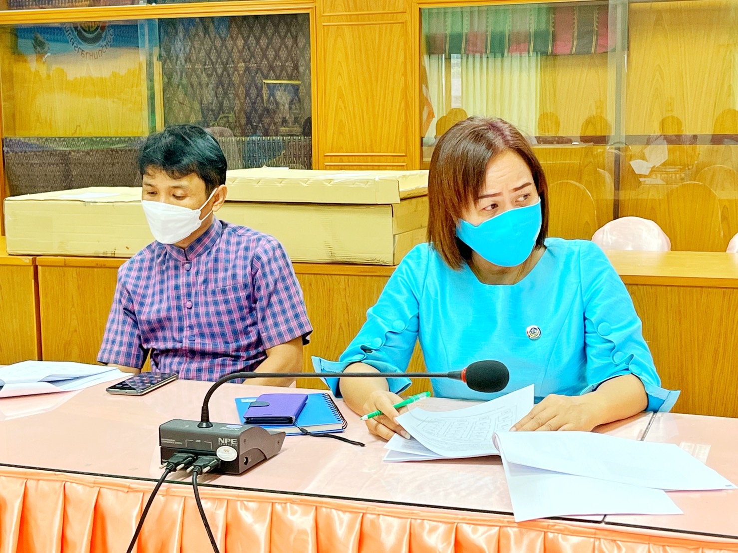 พช.มหาสารคาม ประชุมคณะกรรมการอำนวยการสนามสอบ และคณะทำงานประจำสนามสอบคัดเลือกบุคคลเพื่อแต่งตั้งเป็นอาสาพัฒนา (อสพ.) รุ่นที่ 74 ประจำสนามสอบจังหวัดมหาสารคาม
