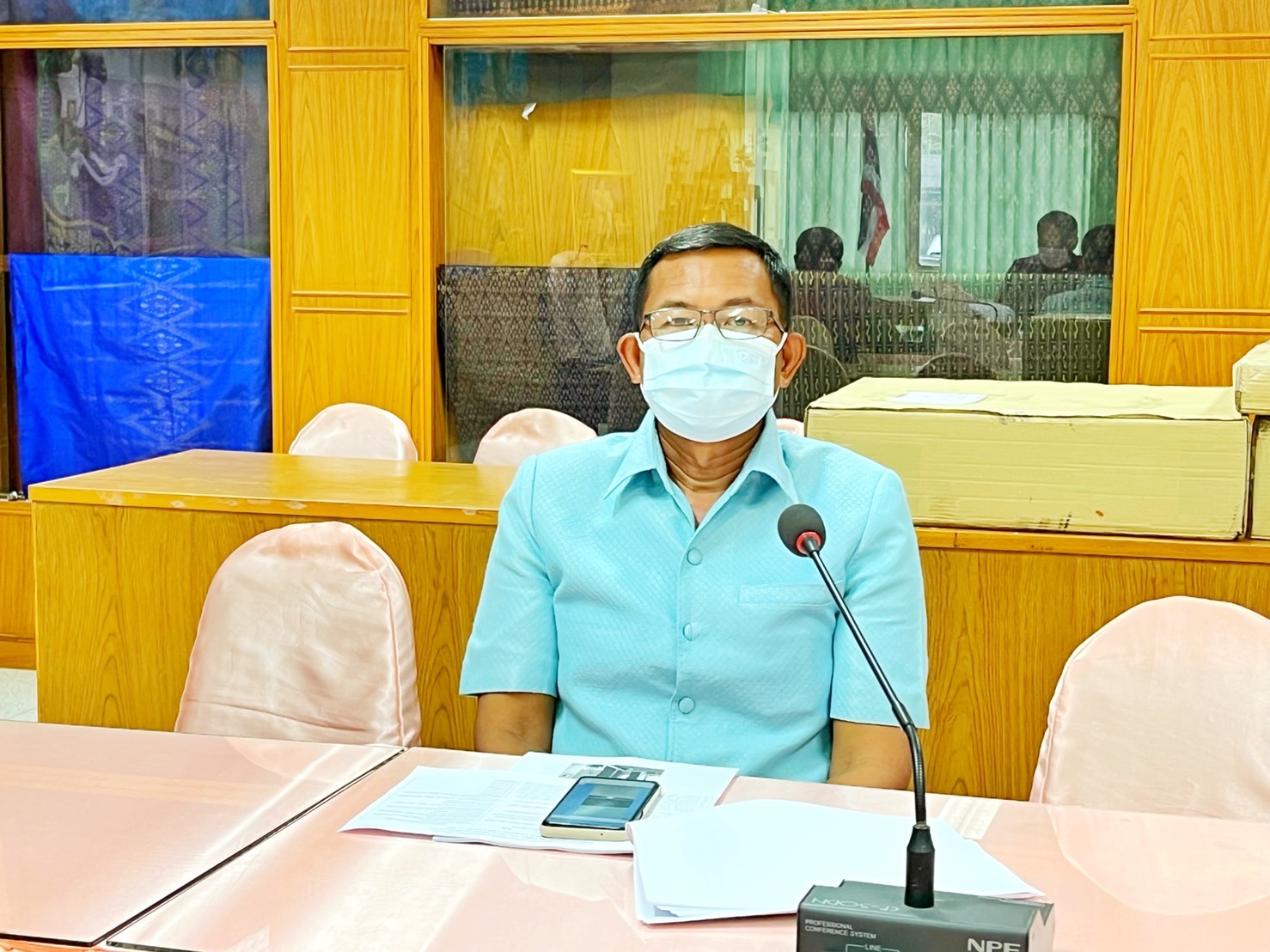 พช.มหาสารคาม ประชุมคณะกรรมการอำนวยการสนามสอบ และคณะทำงานประจำสนามสอบคัดเลือกบุคคลเพื่อแต่งตั้งเป็นอาสาพัฒนา (อสพ.) รุ่นที่ 74 ประจำสนามสอบจังหวัดมหาสารคาม