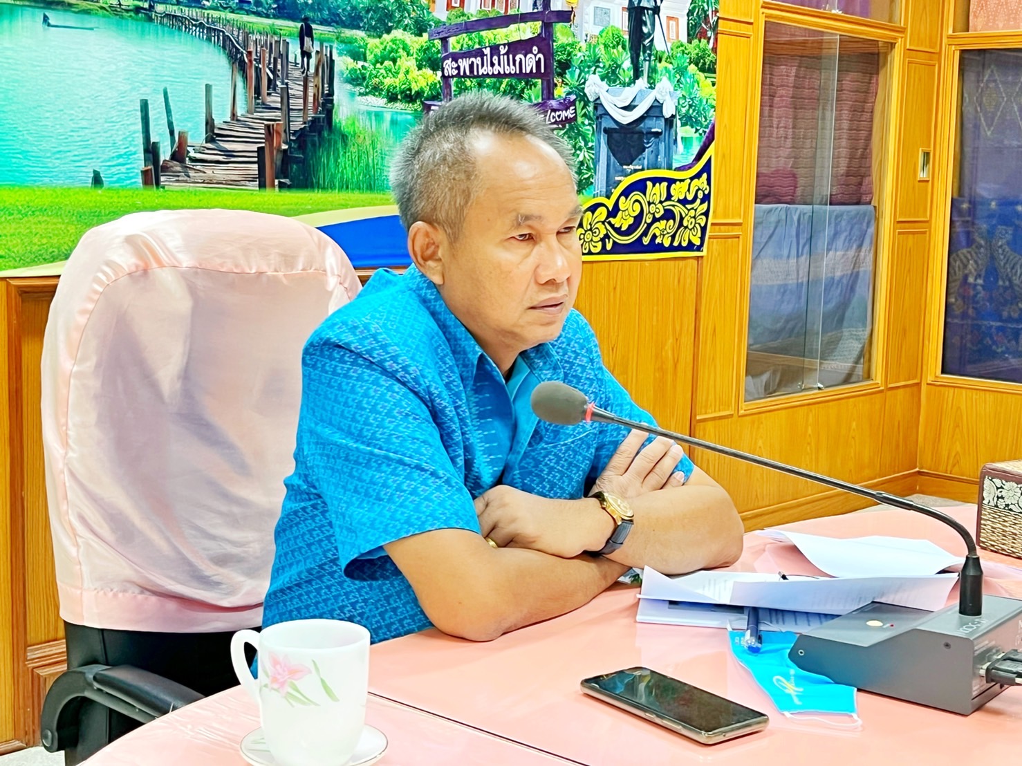 พช.มหาสารคาม ประชุมคณะกรรมการอำนวยการสนามสอบ และคณะทำงานประจำสนามสอบคัดเลือกบุคคลเพื่อแต่งตั้งเป็นอาสาพัฒนา (อสพ.) รุ่นที่ 74 ประจำสนามสอบจังหวัดมหาสารคาม
