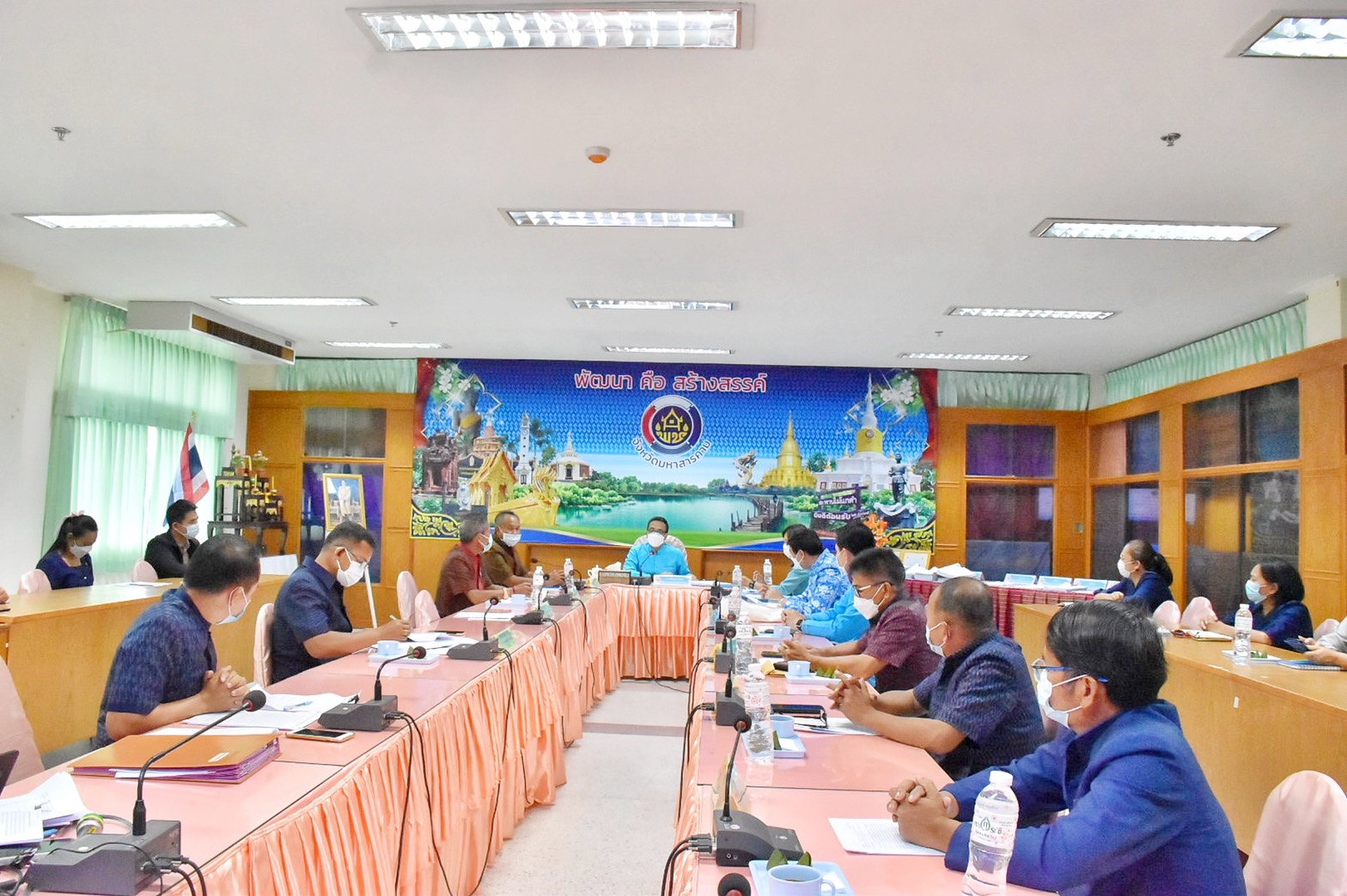 นายกิติพล เวชกุล ผู้ตรวจราชการกรมการพัฒนาชุมชน ตรวจประเมิน พช.มหาสารคาม เพื่อคัดเลือกเป็นหน่วยงานพัฒนาชุมชนใสสะอาด ประจำปี 2565