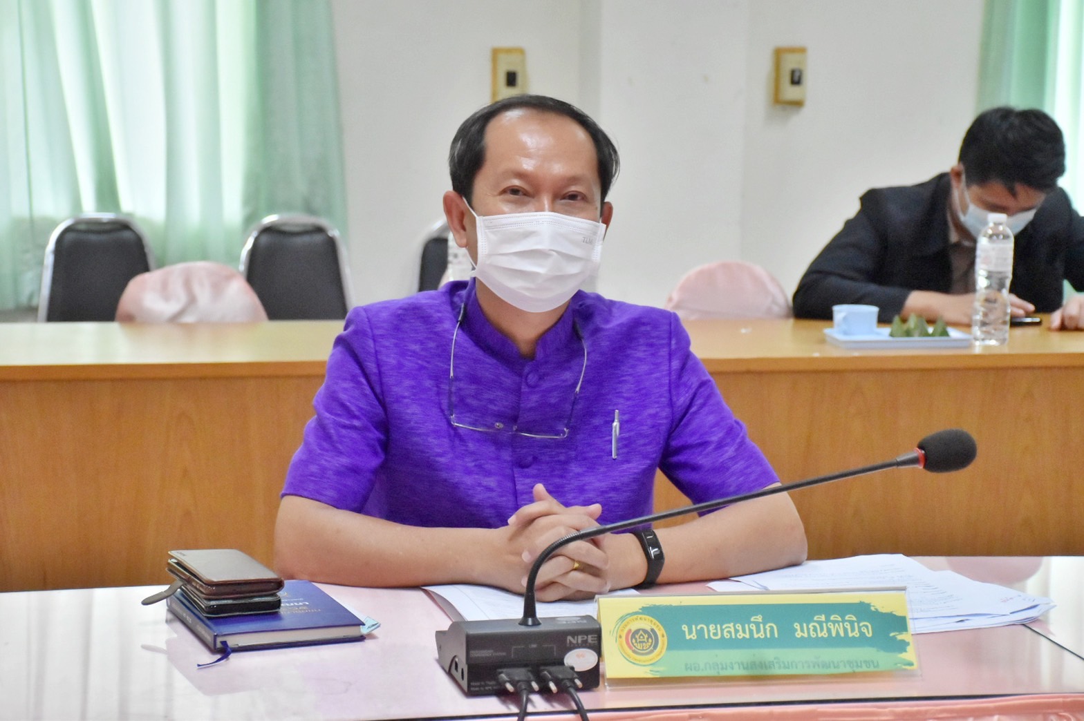นายกิติพล เวชกุล ผู้ตรวจราชการกรมการพัฒนาชุมชน ตรวจประเมิน พช.มหาสารคาม เพื่อคัดเลือกเป็นหน่วยงานพัฒนาชุมชนใสสะอาด ประจำปี 2565