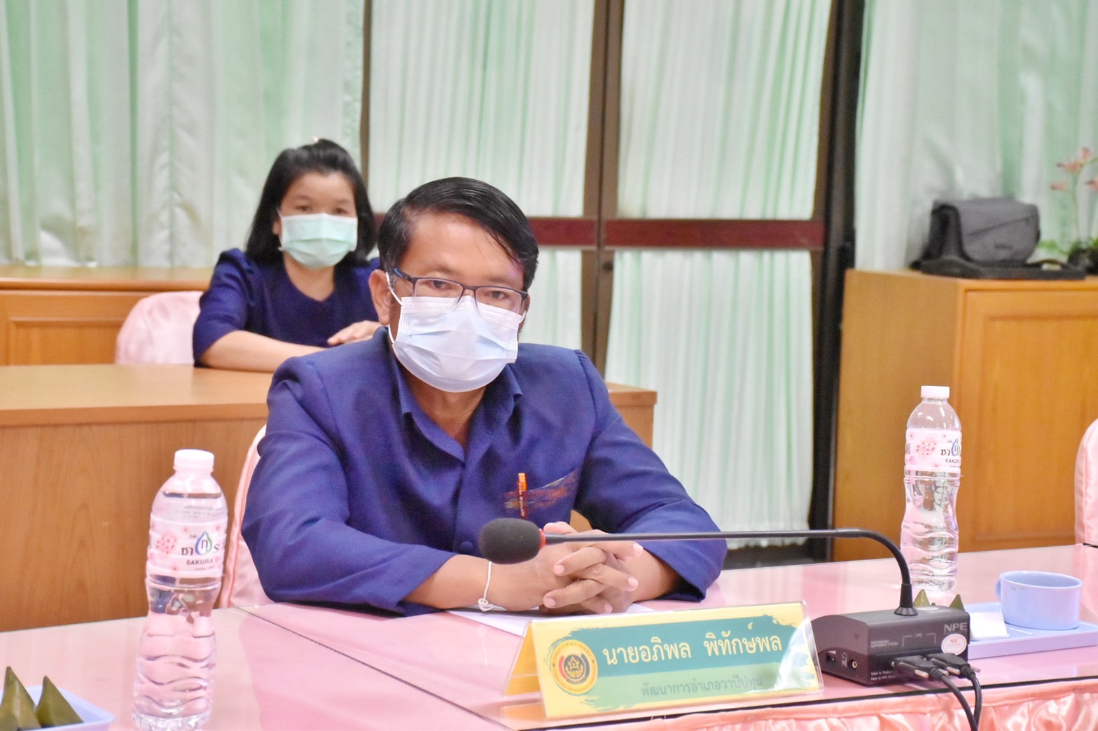นายกิติพล เวชกุล ผู้ตรวจราชการกรมการพัฒนาชุมชน ตรวจประเมิน พช.มหาสารคาม เพื่อคัดเลือกเป็นหน่วยงานพัฒนาชุมชนใสสะอาด ประจำปี 2565