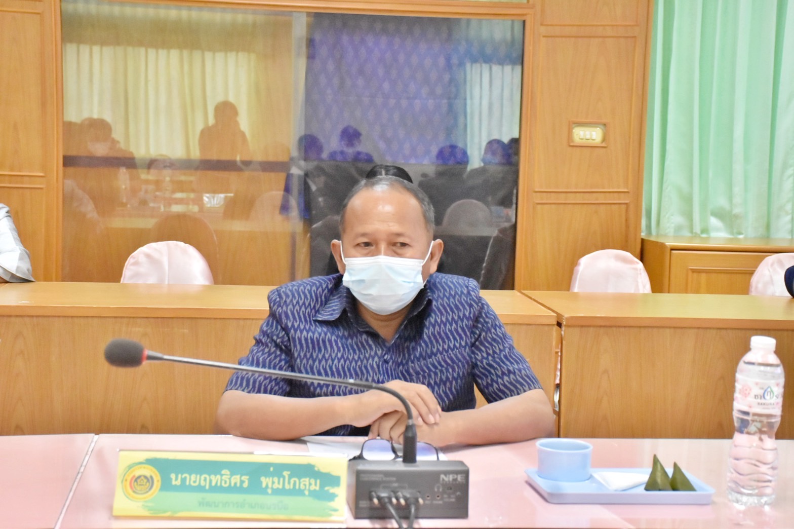 นายกิติพล เวชกุล ผู้ตรวจราชการกรมการพัฒนาชุมชน ตรวจประเมิน พช.มหาสารคาม เพื่อคัดเลือกเป็นหน่วยงานพัฒนาชุมชนใสสะอาด ประจำปี 2565