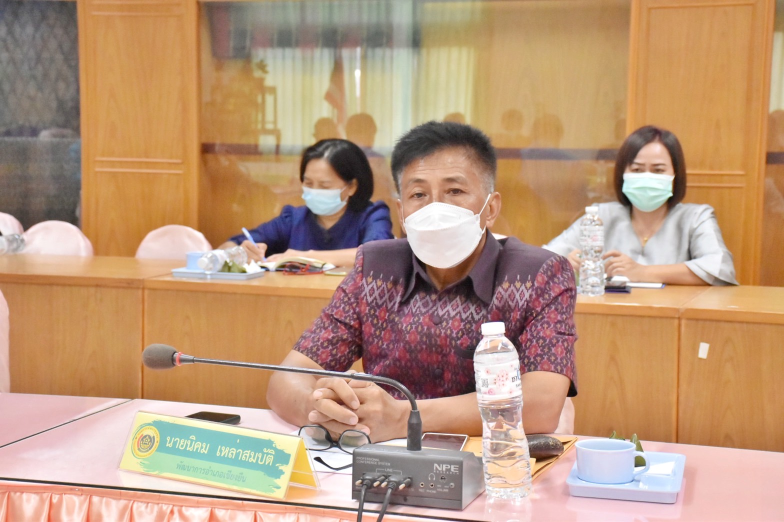 นายกิติพล เวชกุล ผู้ตรวจราชการกรมการพัฒนาชุมชน ตรวจประเมิน พช.มหาสารคาม เพื่อคัดเลือกเป็นหน่วยงานพัฒนาชุมชนใสสะอาด ประจำปี 2565