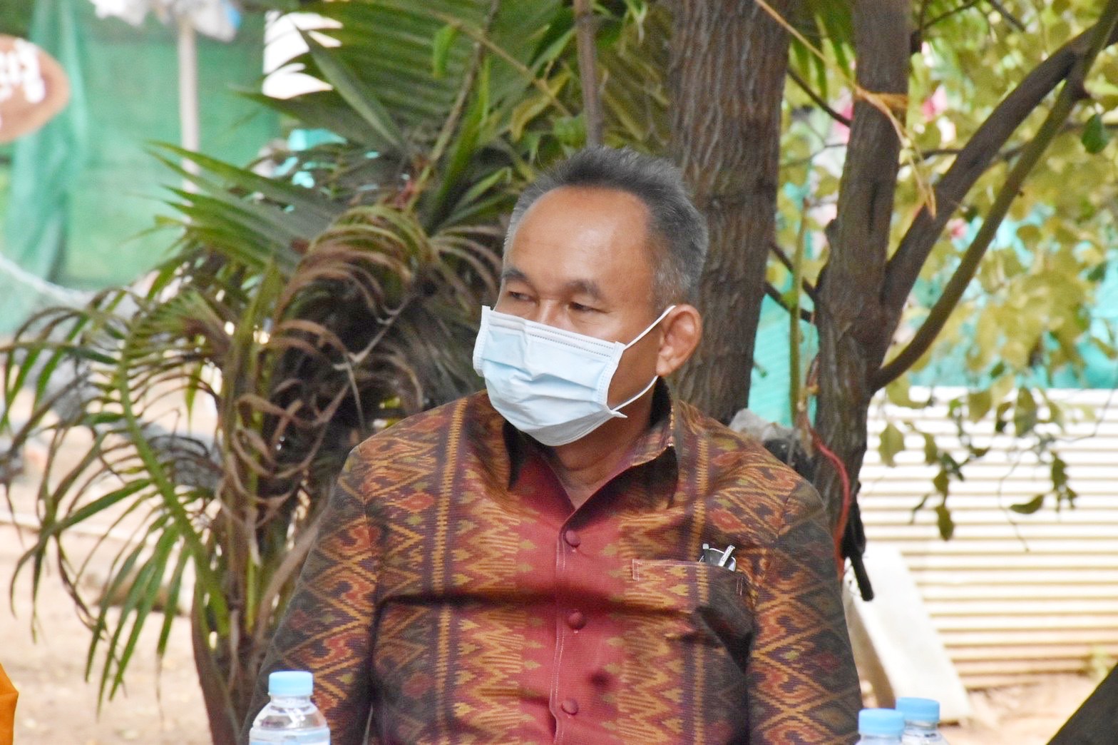 นายกิติพล เวชกุล ผู้ตรวจราชการกรมการพัฒนาชุมชน ลงพื้นที่เยี่ยมศูนย์จิตอาสาพัฒนาชุมชน วัดโพธิ์ศรีบ้านลาด ตำบลศรีสุข อำเภอกันทรวิชัย จังหวัดมหาสารคาม