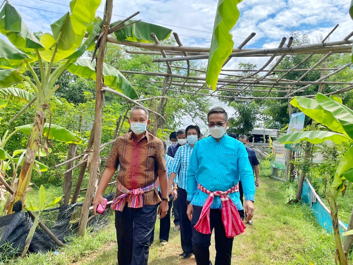 นายกิติพล เวชกุล ผู้ตรวจราชการกรมการพัฒนาชุมชน ลงพื้นที่เยี่ยมศูนย์จิตอาสาพัฒนาชุมชน วัดโพธิ์ศรีบ้านลาด ตำบลศรีสุข อำเภอกันทรวิชัย จังหวัดมหาสารคาม