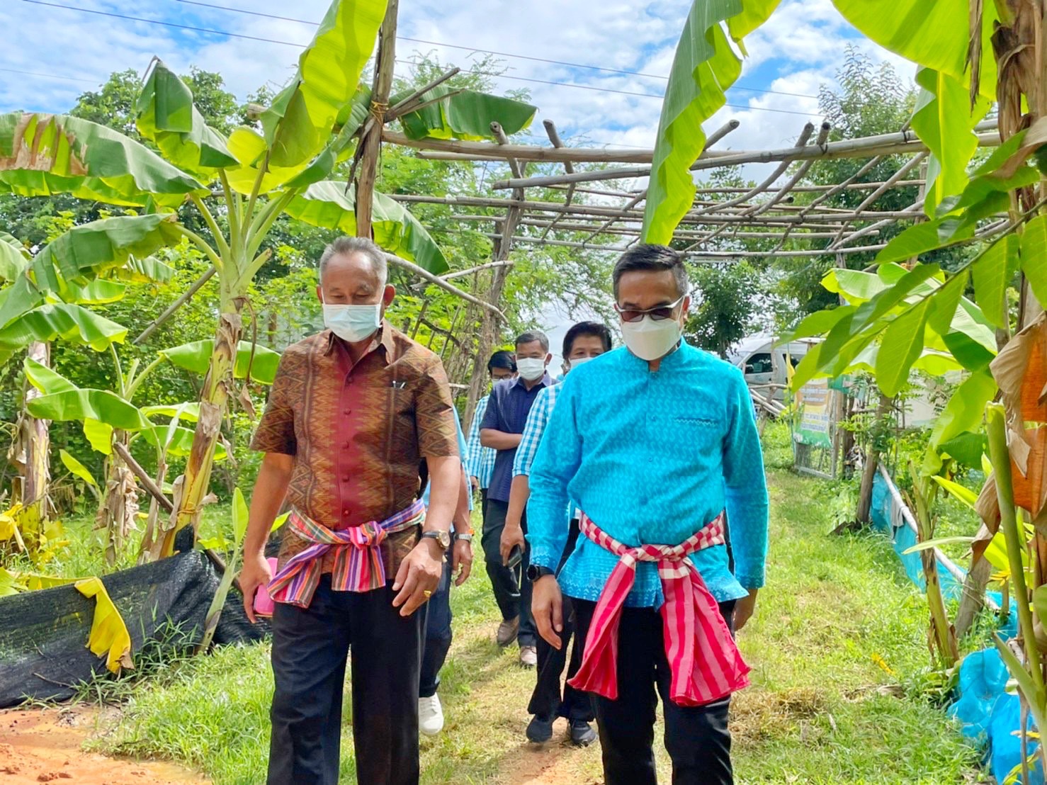 นายกิติพล เวชกุล ผู้ตรวจราชการกรมการพัฒนาชุมชน ลงพื้นที่เยี่ยมศูนย์จิตอาสาพัฒนาชุมชน วัดโพธิ์ศรีบ้านลาด ตำบลศรีสุข อำเภอกันทรวิชัย จังหวัดมหาสารคาม