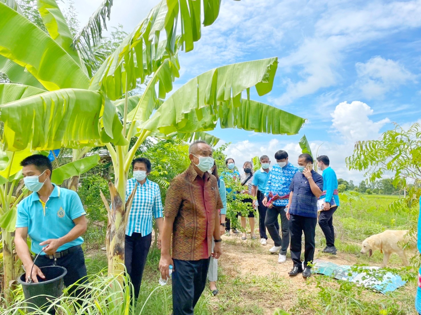 นายกิติพล เวชกุล ผู้ตรวจราชการกรมการพัฒนาชุมชน ลงพื้นที่เยี่ยมศูนย์จิตอาสาพัฒนาชุมชน วัดโพธิ์ศรีบ้านลาด ตำบลศรีสุข อำเภอกันทรวิชัย จังหวัดมหาสารคาม