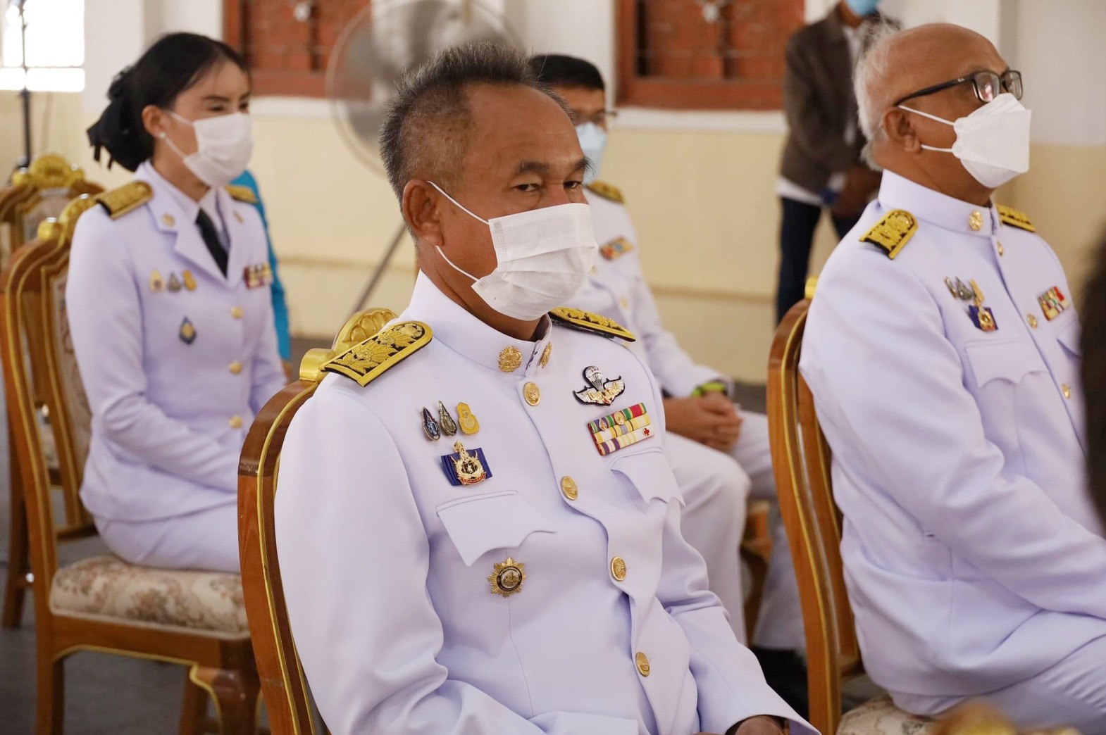 พช.มหาสารคาม ร่วมพิธีมอบคัมภีร์เทศน์เฉลิมพระเกียรติฯ บทพระธรรมเทศนาเฉลิมพระธรรมบารมี ใน “อภินนมัตถจรกถา” เฉลิมพระธรรมบารมีสมเด็จพระนางเจ้าสิริกิติ์ พระบรมราชินีนาถ พระบรมราชชนนีพันปีหลวง