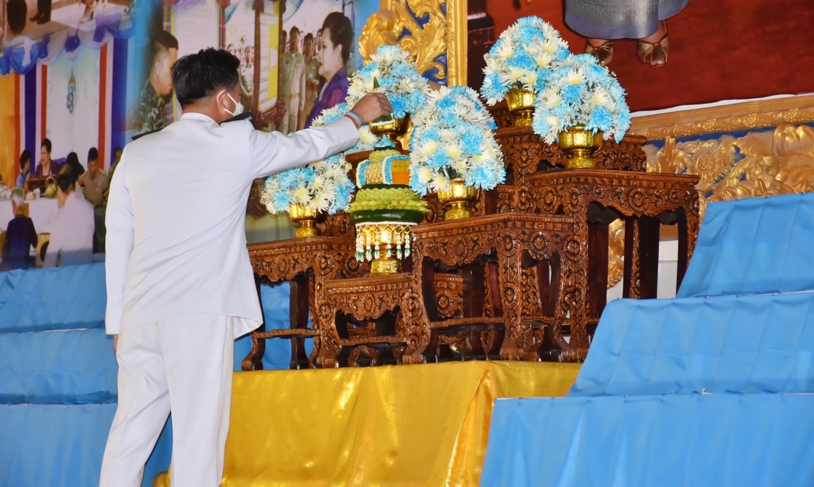 พช.มหาสารคาม ร่วมกิจกรรมเฉลิมพระเกียรติสมเด็จพระนางเจ้าสิริกิติ์ พระบรมราชินีนาถ พระบรมราชชนนีพันปีหลวง เนื่องในโอกาสมหามงคลเฉลิมพระชนมพรรษา 90 พรรษา 12 สิงหาคม 2565