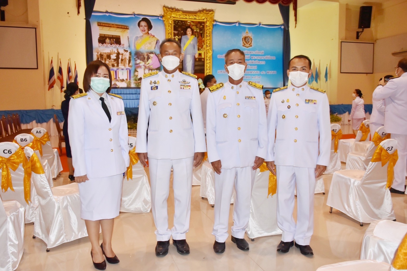 พช.มหาสารคาม ร่วมกิจกรรมเฉลิมพระเกียรติสมเด็จพระนางเจ้าสิริกิติ์ พระบรมราชินีนาถ พระบรมราชชนนีพันปีหลวง เนื่องในโอกาสมหามงคลเฉลิมพระชนมพรรษา 90 พรรษา 12 สิงหาคม 2565