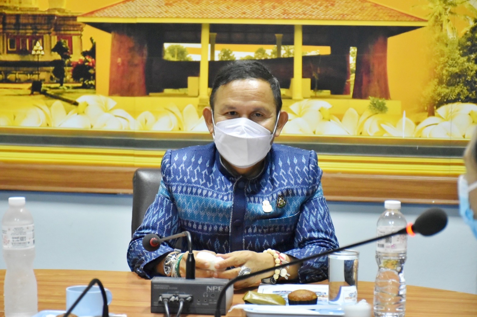 นายวสันต์ ชิงชนะ ผู้ตรวจราชการกรมการพัฒนาชุมชน ลงพื้นที่ติดตามสนับสนุนส่งเสริมการขับเคลื่อนงานพัฒนาชุมชน อำเภอยางสีสุราช จังหวัดมหาสารคาม