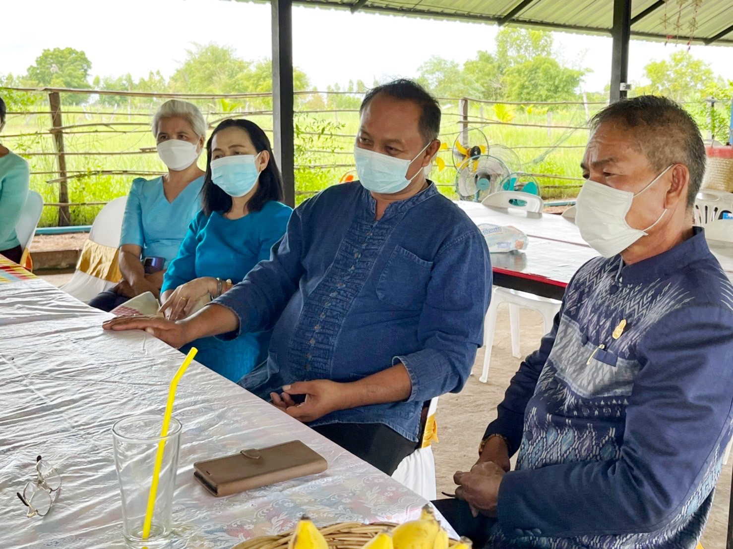 นายวสันต์ ชิงชนะ ผู้ตรวจราชการกรมการพัฒนาชุมชน ลงพื้นที่ติดตามสนับสนุนส่งเสริมการขับเคลื่อนงานพัฒนาชุมชน อำเภอยางสีสุราช จังหวัดมหาสารคาม