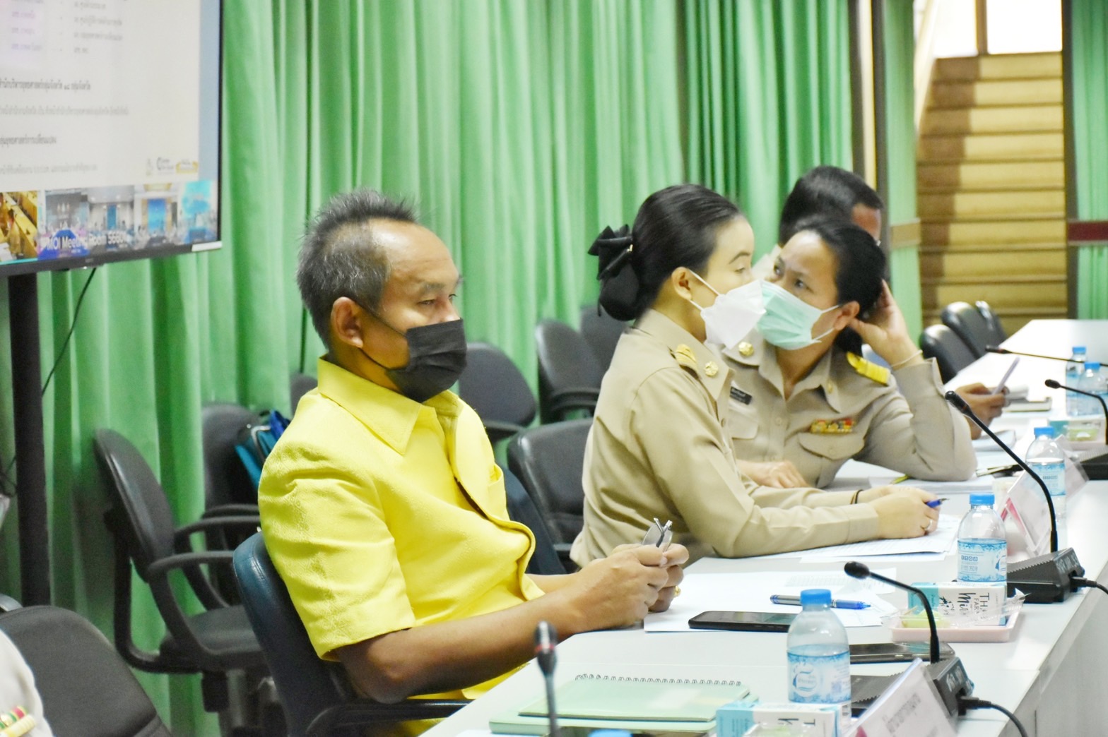 พช.มหาสารคาม ร่วมประชุมรับฟังการมอบนโยบายและชี้แจงข้อราชการสำคัญผ่านระบบวีดิทัศน์ทางไกล (VCS)