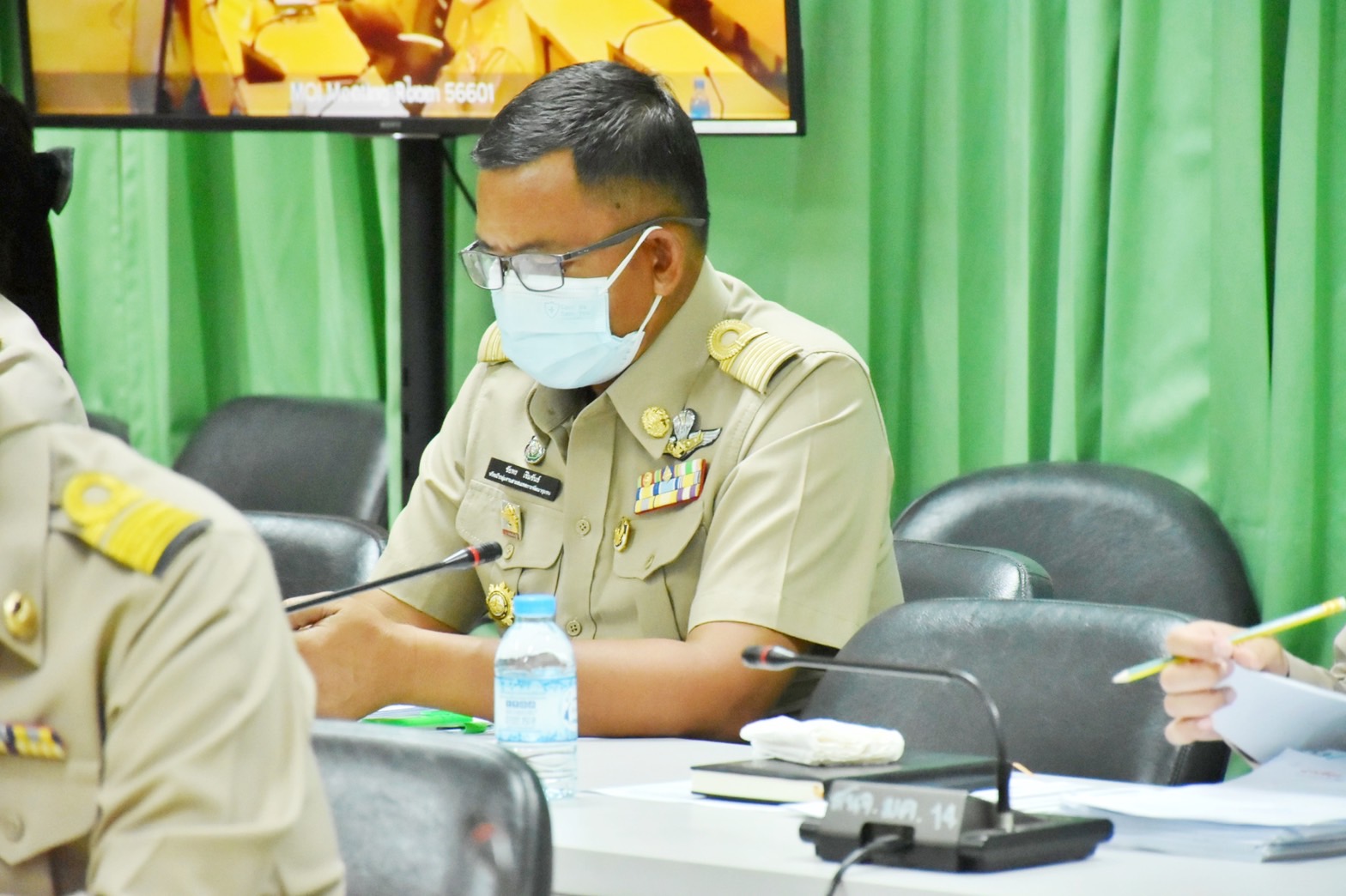 พช.มหาสารคาม ร่วมประชุมรับฟังการมอบนโยบายและชี้แจงข้อราชการสำคัญผ่านระบบวีดิทัศน์ทางไกล (VCS)