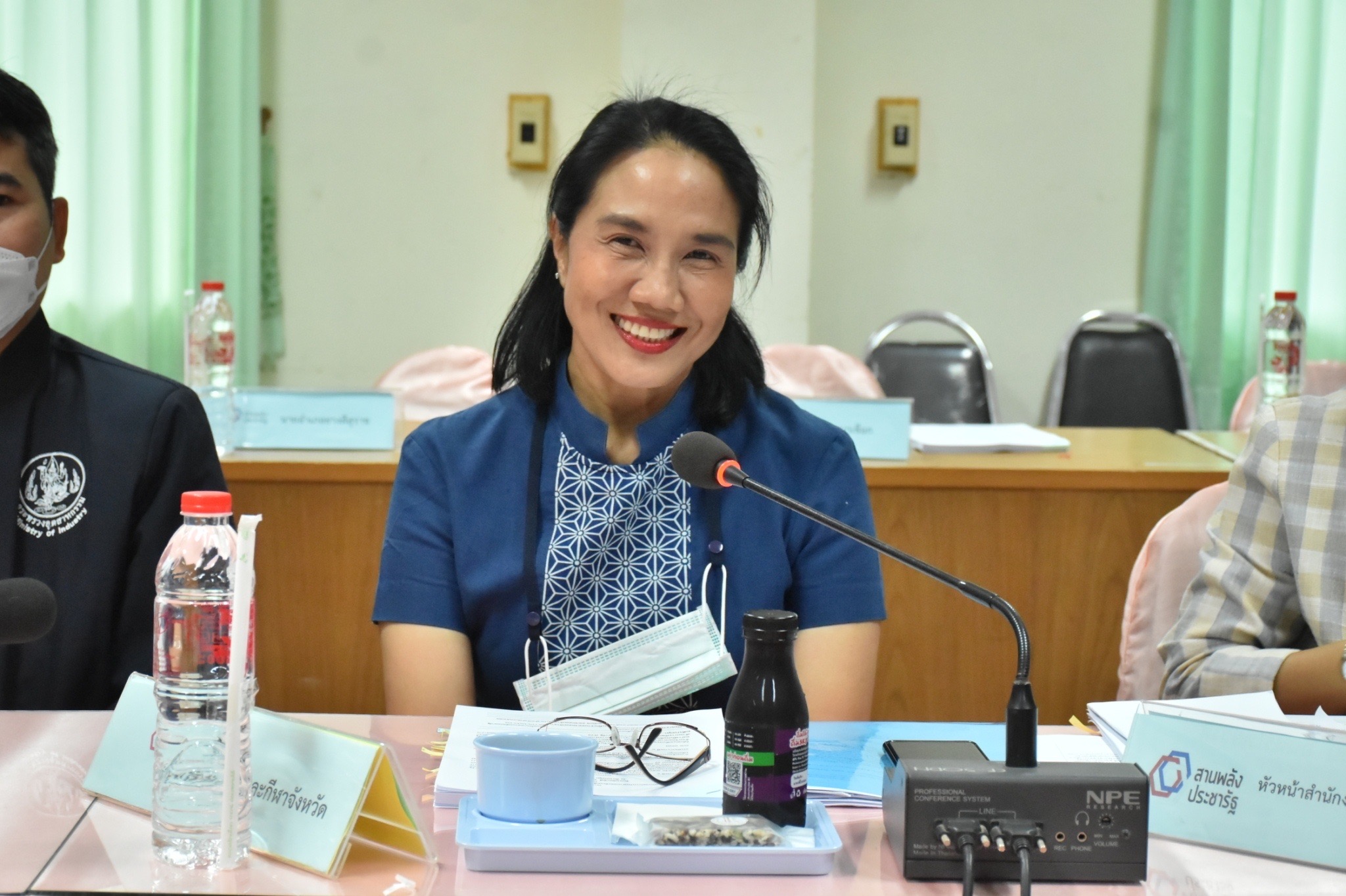 จังหวัดมหาสารคาม ประชุมคณะกรรมการประสานและขับเคลื่อนนโยบายสานพลังประชารัฐ ประจำจังหวัด (คสป.)