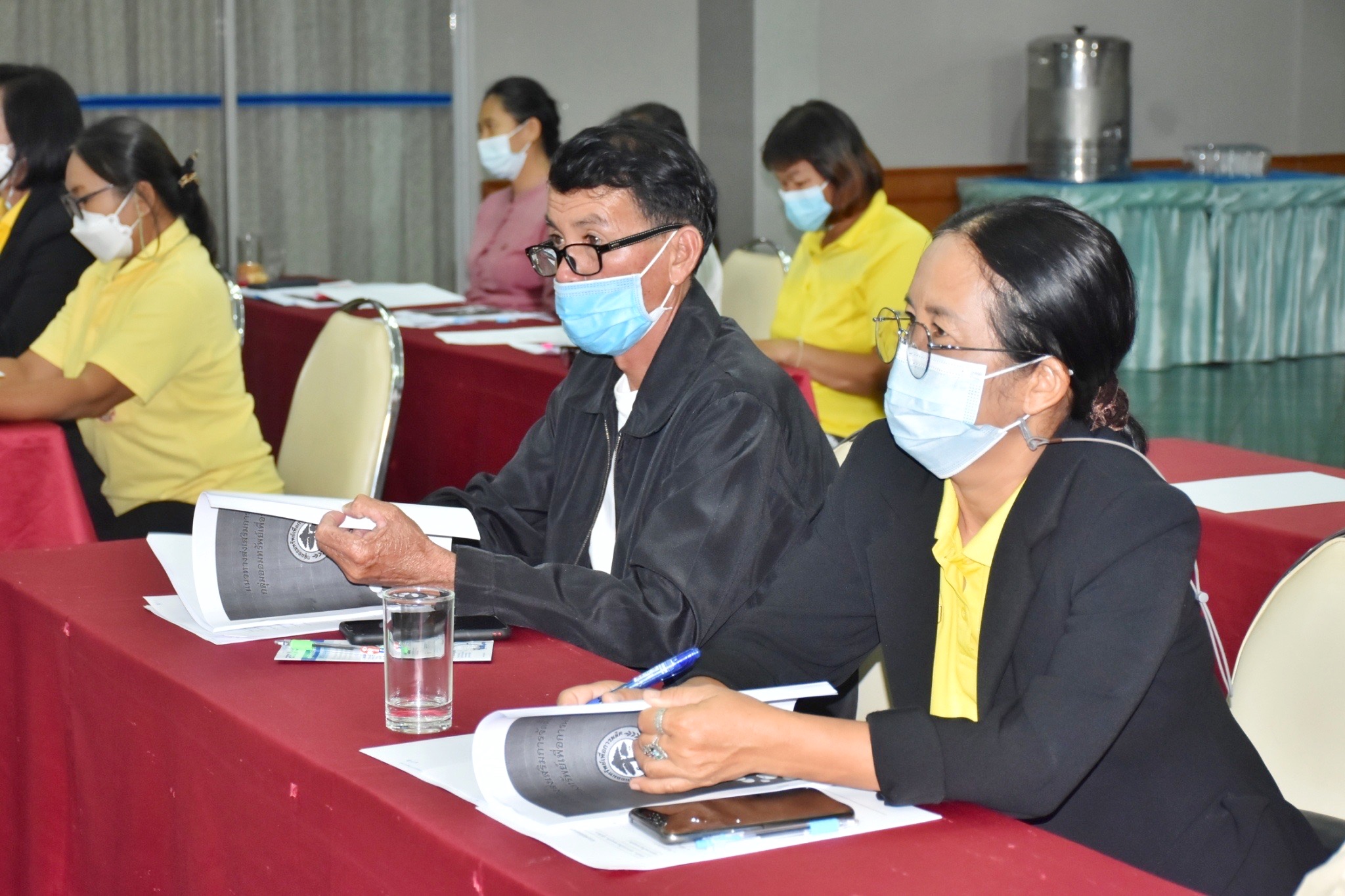 พช.มหาสารคาม ติดอาวุธทางปัญญา จัดประชุมเชิงปฏิบัติการเพิ่มศักยภาพกลุ่มออมทรัพย์เพื่อการผลิต ภายใต้โครงการส่งเสริมการขับเคลื่อนกองทุนชุมชนและการเข้าถึงแหล่งทุนตามหลักธรรมาภิบาล