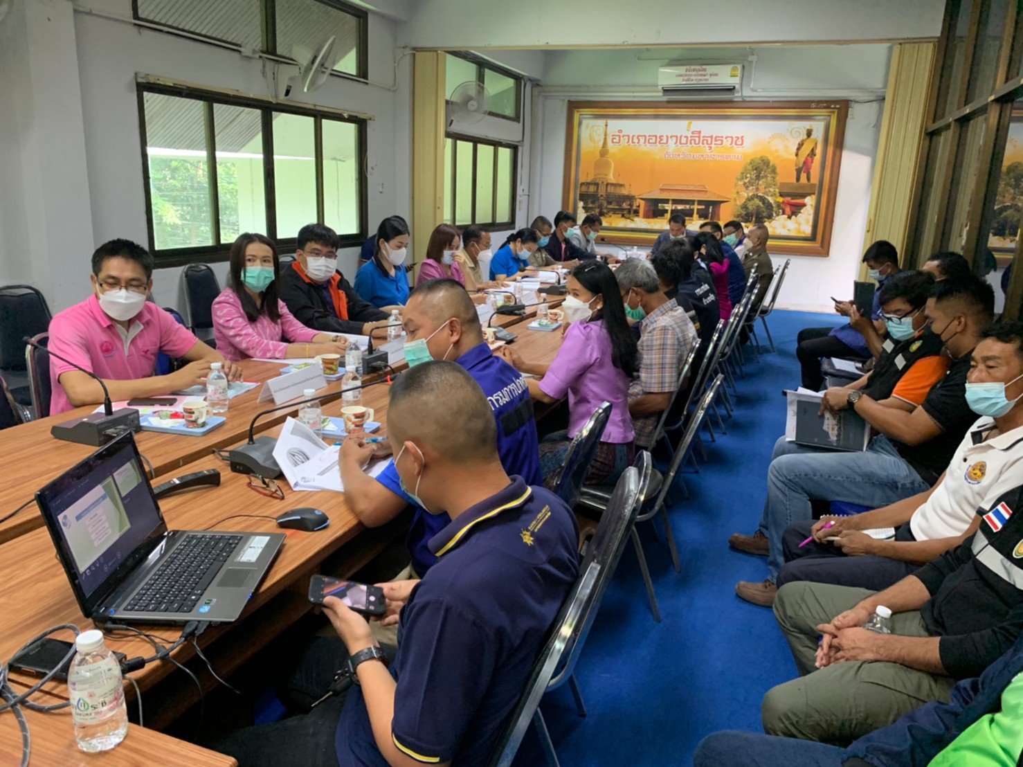 พช.มหาสารคาม ร่วมออกตรวจติดตามและประเมินผลการดำเนินงานตามแผนปฏิบัติการป้องกันและปราบปรามยาเสพติดประจำปีงบประมาณ พ.ศ. 2565
