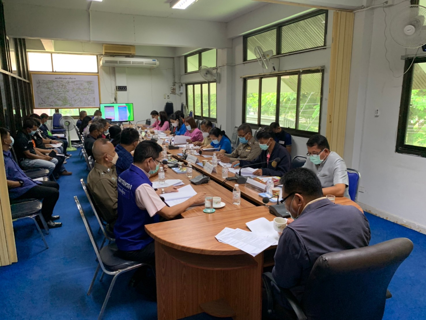 พช.มหาสารคาม ร่วมออกตรวจติดตามและประเมินผลการดำเนินงานตามแผนปฏิบัติการป้องกันและปราบปรามยาเสพติดประจำปีงบประมาณ พ.ศ. 2565