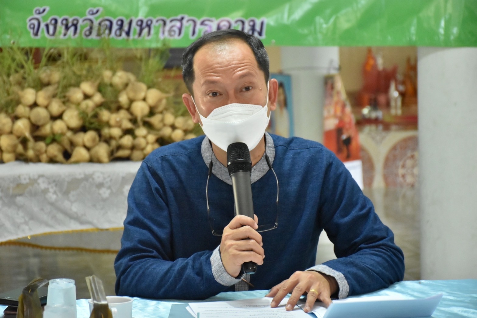 พช.มหาสารคามประชุมคณะทำงานด้านการพัฒนาเศรษฐกิจฐานรากและประชารัฐจังหวัดมหาสารคาม (E3) ร่วมกับผู้เกี่ยวข้องครั้งที่ 3/ 2565