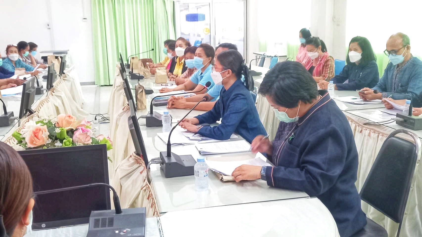 พช.มหาสารคาม รับการตรวจประเมินผลการดำเนินงานกรมการพัฒนาชุมชน ประจำปี 2565