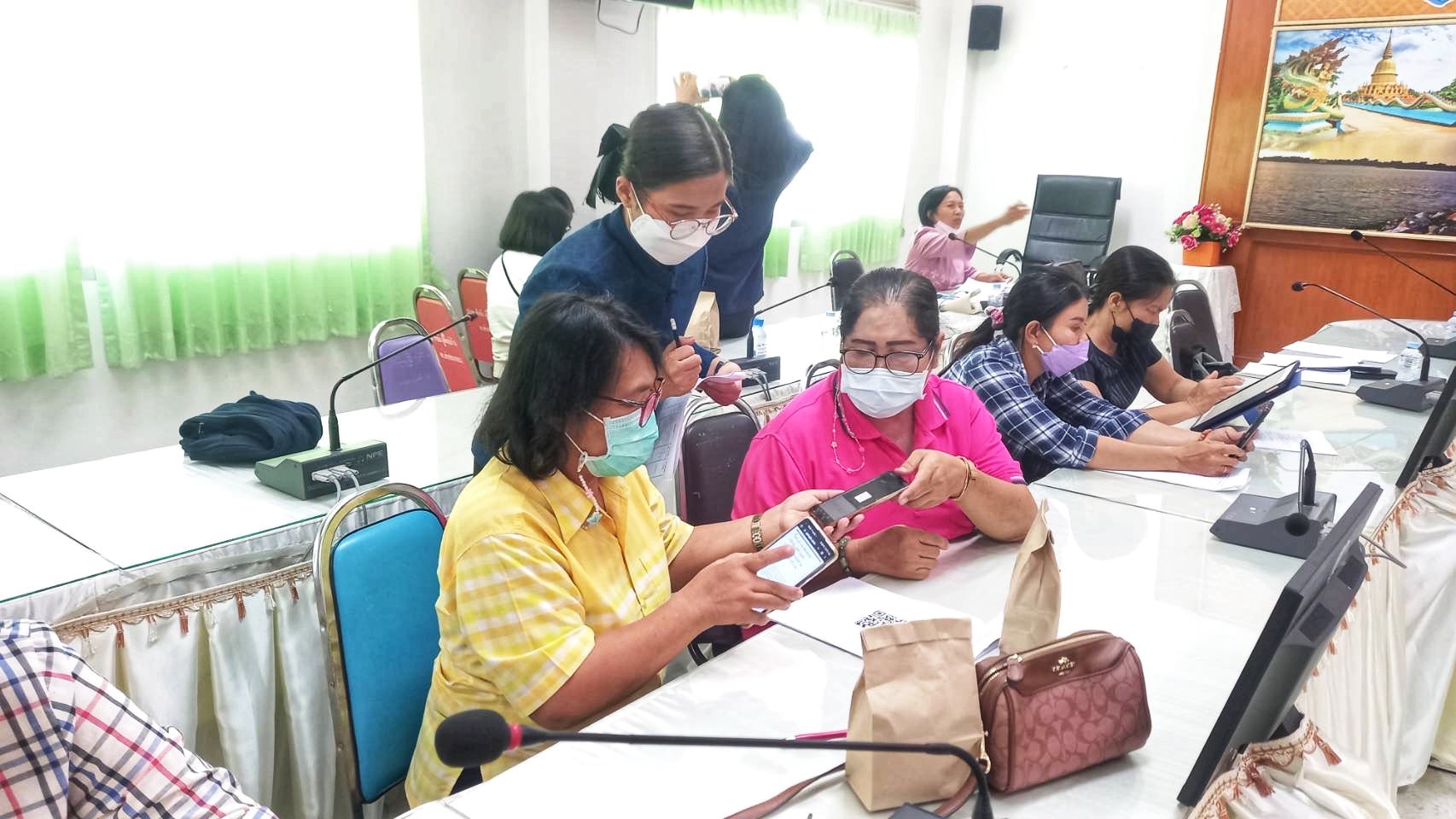 พช.มหาสารคาม รับการตรวจประเมินผลการดำเนินงานกรมการพัฒนาชุมชน ประจำปี 2565