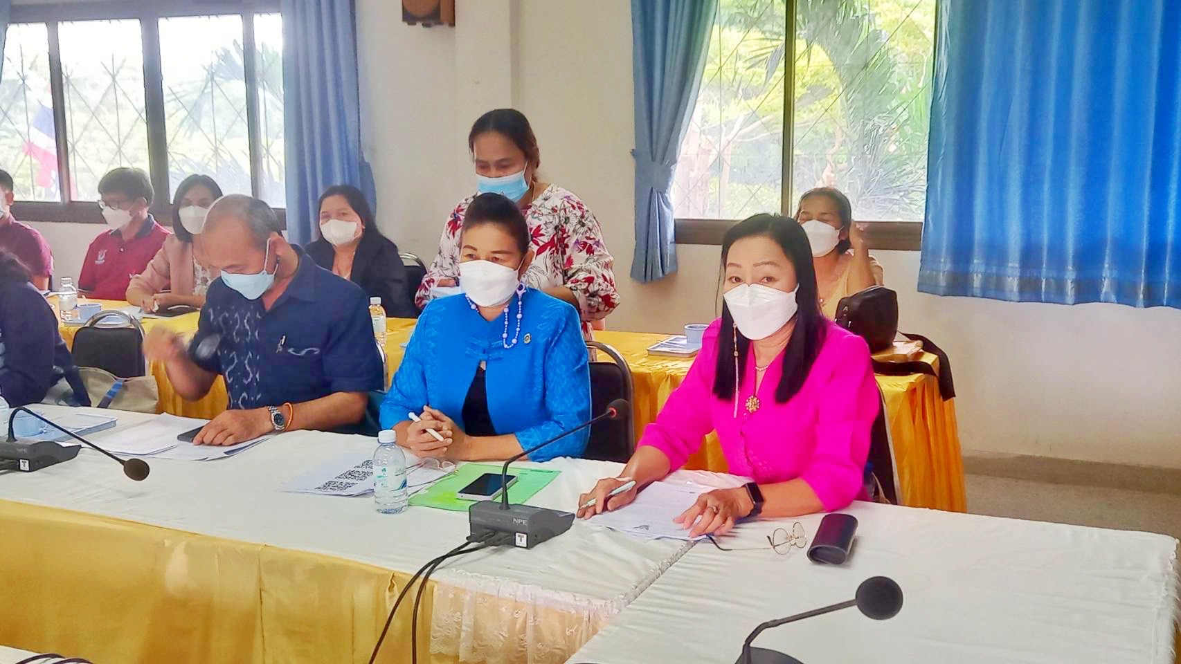 พช.มหาสารคาม รับการตรวจประเมินผลการดำเนินงานกรมการพัฒนาชุมชน ประจำปี 2565 พื้นที่อำเภอชื่นชม และ อำเภอโกสุมพิสัย