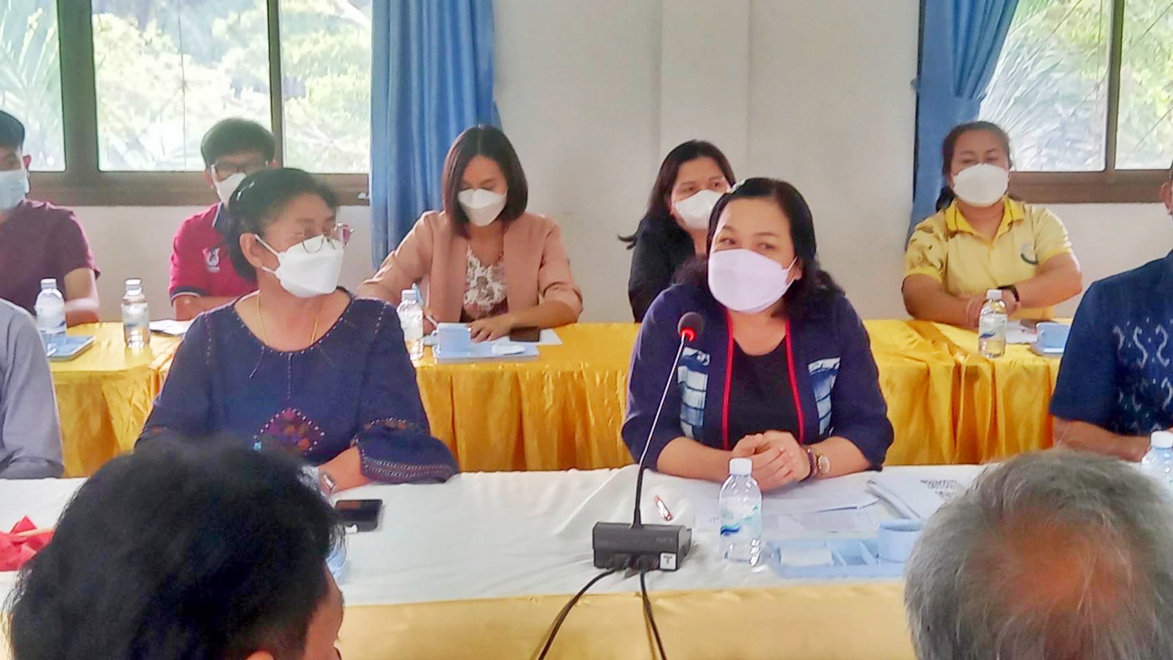พช.มหาสารคาม รับการตรวจประเมินผลการดำเนินงานกรมการพัฒนาชุมชน ประจำปี 2565 พื้นที่อำเภอชื่นชม และ อำเภอโกสุมพิสัย