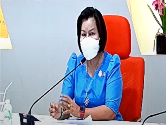 พช.มหาสารคาม ร่วมประชุมชี้แจง เร่งรัด กำกับ ติดตาม การดำเนินงานกองทุนพัฒนาบทบาทสตรี ผ่านระบบวีดิทัศน์ทางไกล (Vido Conference)