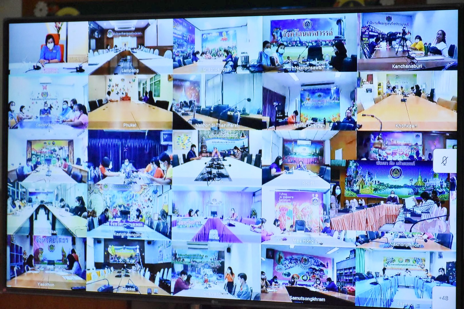 พช.มหาสารคาม ร่วมประชุมชี้แจง เร่งรัด กำกับ ติดตาม การดำเนินงานกองทุนพัฒนาบทบาทสตรี ผ่านระบบวีดิทัศน์ทางไกล (Vido Conference)
