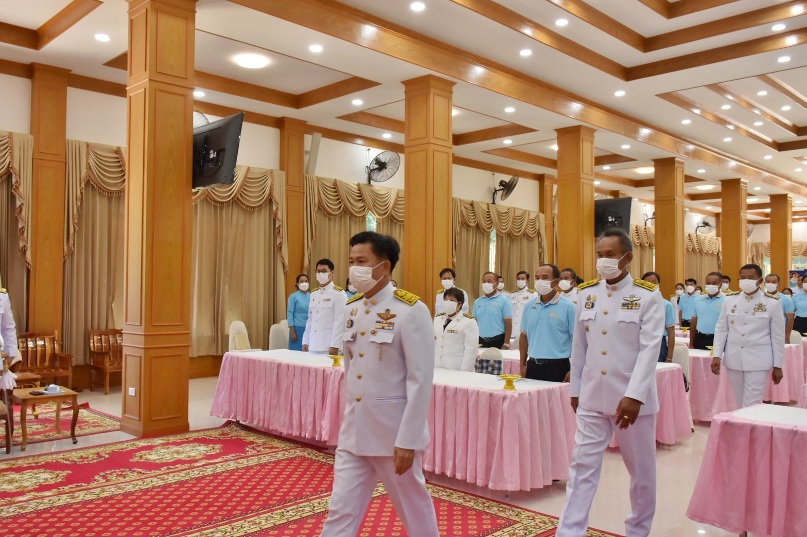 จังหวัดมหาสารคามจัดพิธีมอบเงินพระราชทานขวัญถุงหมู่บ้าน/ชุมชนต้นกล้ากองทุนแม่ของแผ่นดิน ปี 2564 – 2565