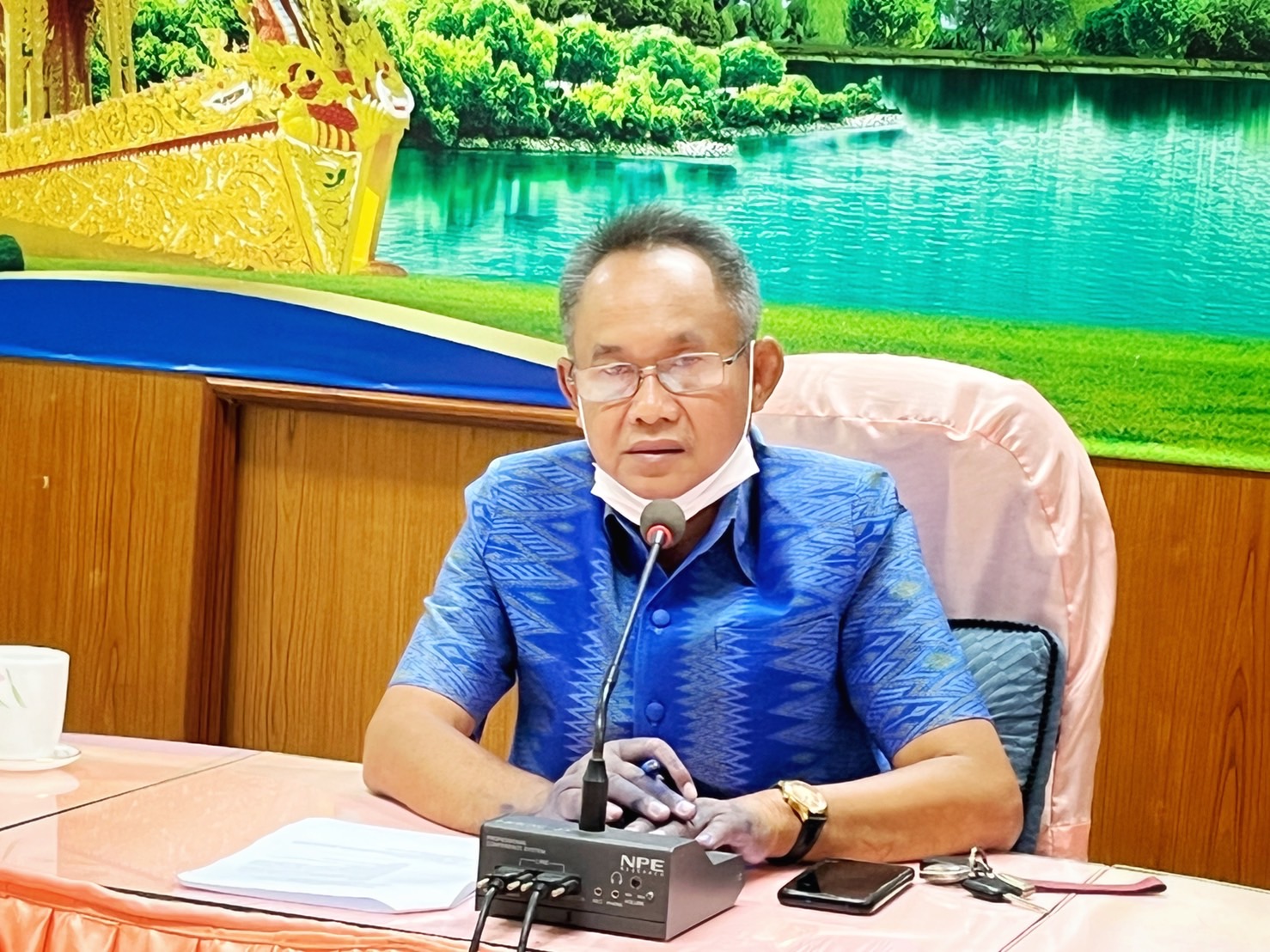 พช.มหาสารคาม ประชุมเตรียมความพร้อมพิธีมอบเงินพระราชทานขวัญถุงกองทุนแม่ของแผ่นดิน ปี 2564 – 2565