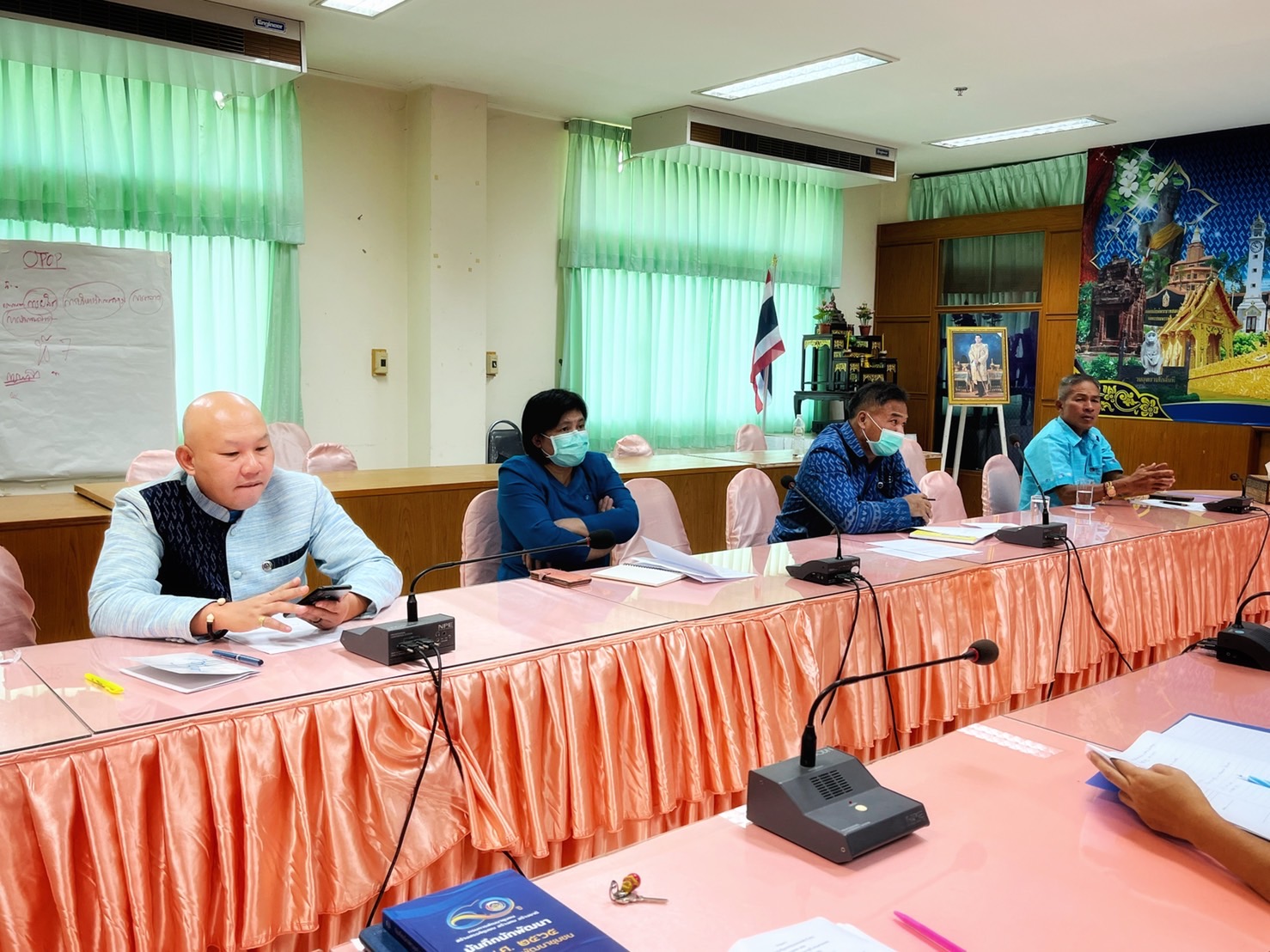 พช.มหาสารคาม ประชุมเตรียมความพร้อมพิธีมอบเงินพระราชทานขวัญถุงกองทุนแม่ของแผ่นดิน ปี 2564 – 2565