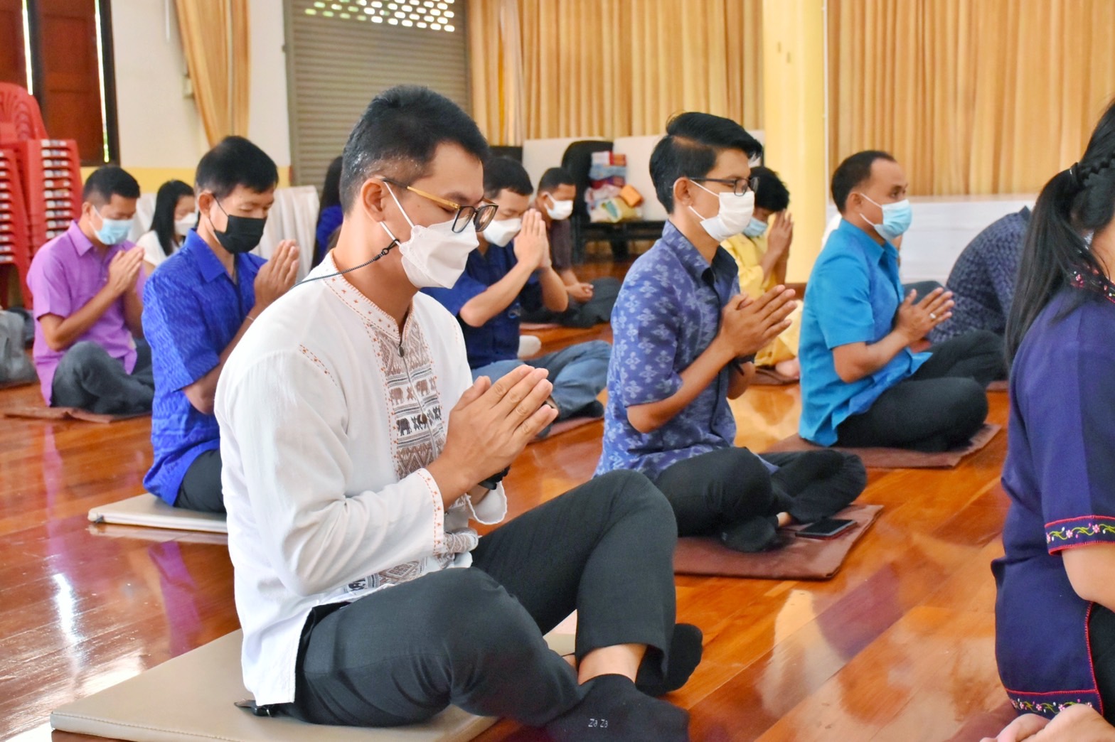 พช.มหาสารคาม จัดกิจกรรมเนื่องในวันคล้ายวันก่อตั้งกรมการพัฒนาชุมชน ครบรอบ 60 ปี