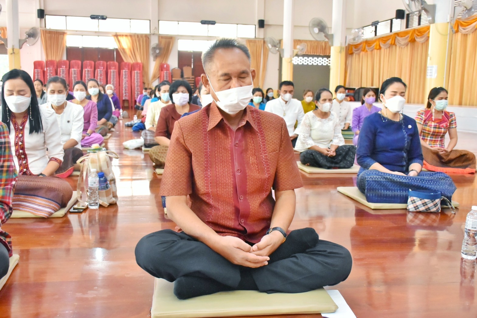 พช.มหาสารคาม จัดกิจกรรมเนื่องในวันคล้ายวันก่อตั้งกรมการพัฒนาชุมชน ครบรอบ 60 ปี