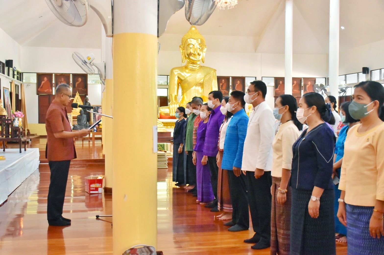 พช.มหาสารคาม จัดกิจกรรมเนื่องในวันคล้ายวันก่อตั้งกรมการพัฒนาชุมชน ครบรอบ 60 ปี