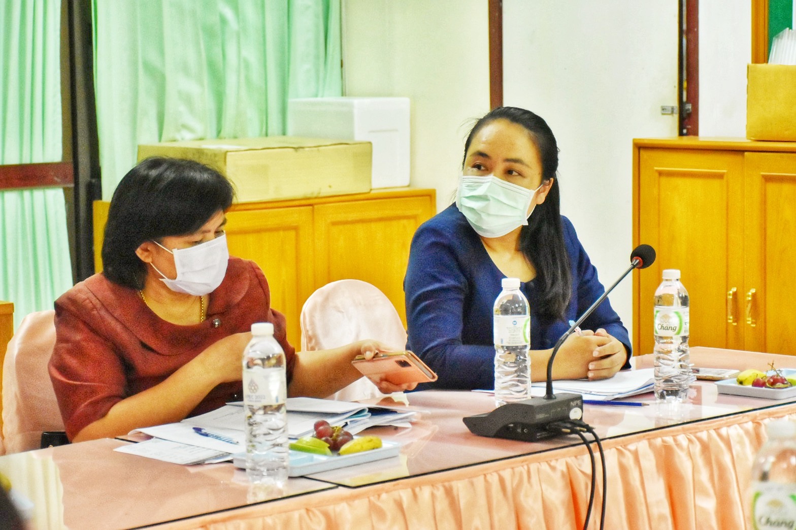 พช.มหาสารคาม จัดประชุมประจำเดือนสำนักงานพัฒนาชุมชนจังหวัดมหาสารคาม เพื่อติดตาม สรุปผลการดำเนินงานในรอบเดือน