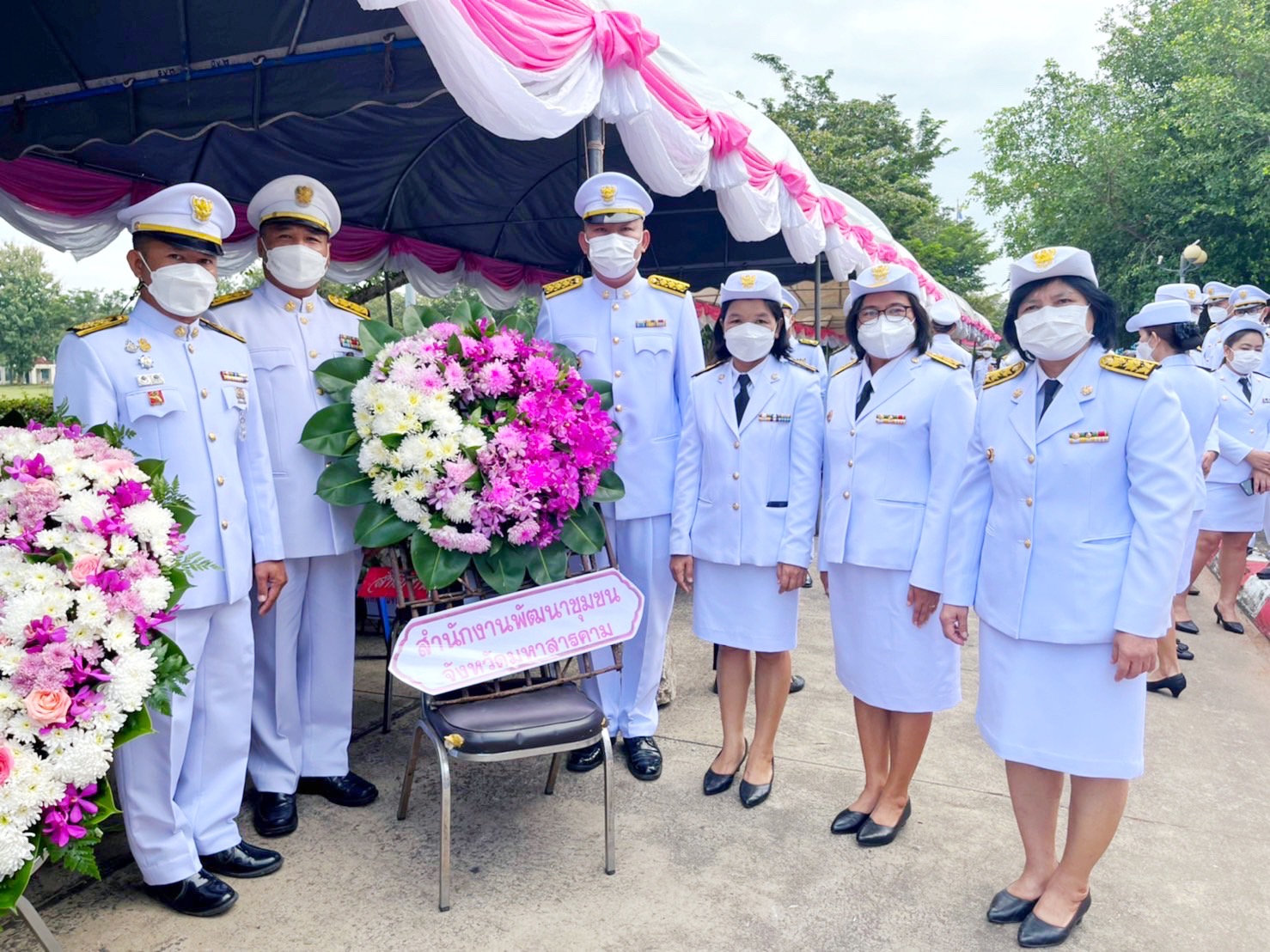 พช.มหาสารคาม ร่วมพิธีวางพวงมาลา “วันปิยมหาราช” น้อมรำลึกวันคล้ายวันสวรรคต “พระบาทสมเด็จพระจุลจอมเกล้าเจ้าอยู่หัว”