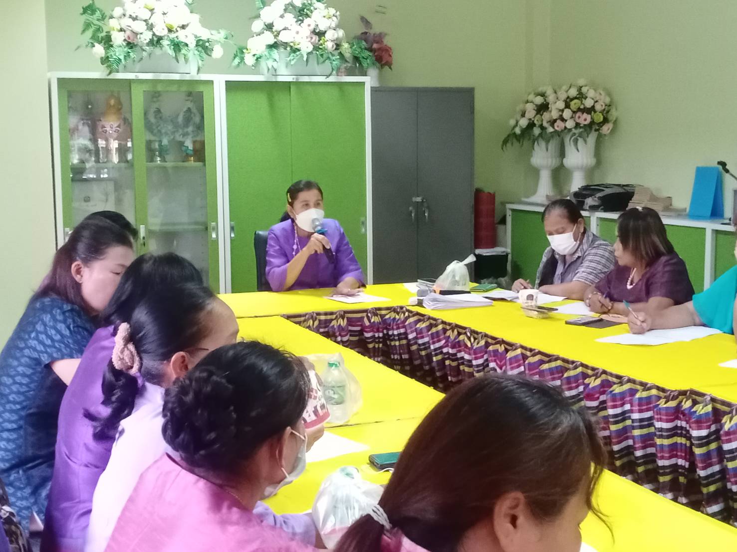 พช.อำเภอโกสุมพิสัย ร่วมกันดำเนินการประชุมเครือข่ายคณะกรรมการพัฒนาสตรีและเครือข่ายคณะทำงานกองทุนพัฒนาบทบาทสตรีอำเภอโกสุมพิสัย