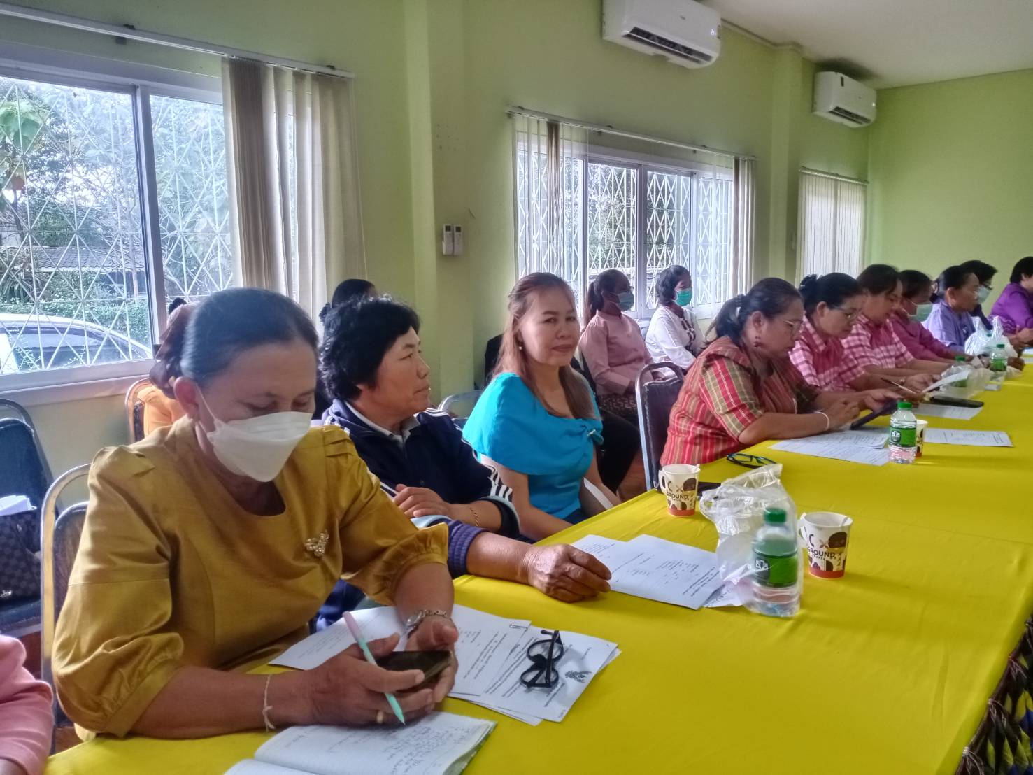 พช.อำเภอโกสุมพิสัย ร่วมกันดำเนินการประชุมเครือข่ายคณะกรรมการพัฒนาสตรีและเครือข่ายคณะทำงานกองทุนพัฒนาบทบาทสตรีอำเภอโกสุมพิสัย