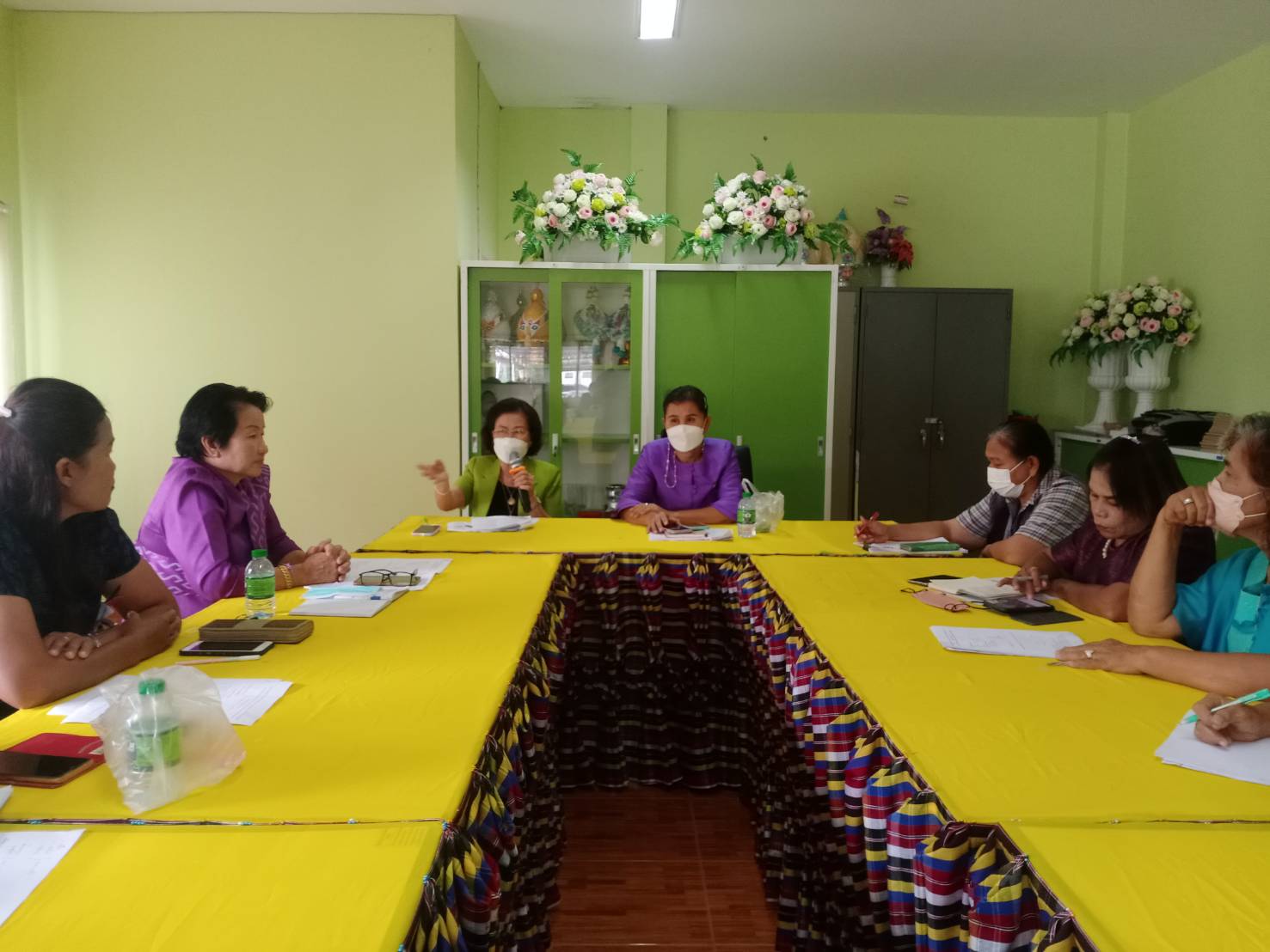 พช.อำเภอโกสุมพิสัย ร่วมกันดำเนินการประชุมเครือข่ายคณะกรรมการพัฒนาสตรีและเครือข่ายคณะทำงานกองทุนพัฒนาบทบาทสตรีอำเภอโกสุมพิสัย