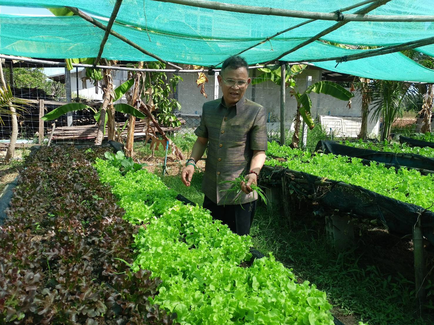 นายวสันต์ ชิงชนะ ผู้ตรวจราชการกรมการพัฒนาชุมชน ลงพื้นที่ตรวจติดตาม สนับสนุน “โคก หนอง นา พัฒนาชุมชน” อำเภอเชียงยืน จังหวัดมหาสารคาม