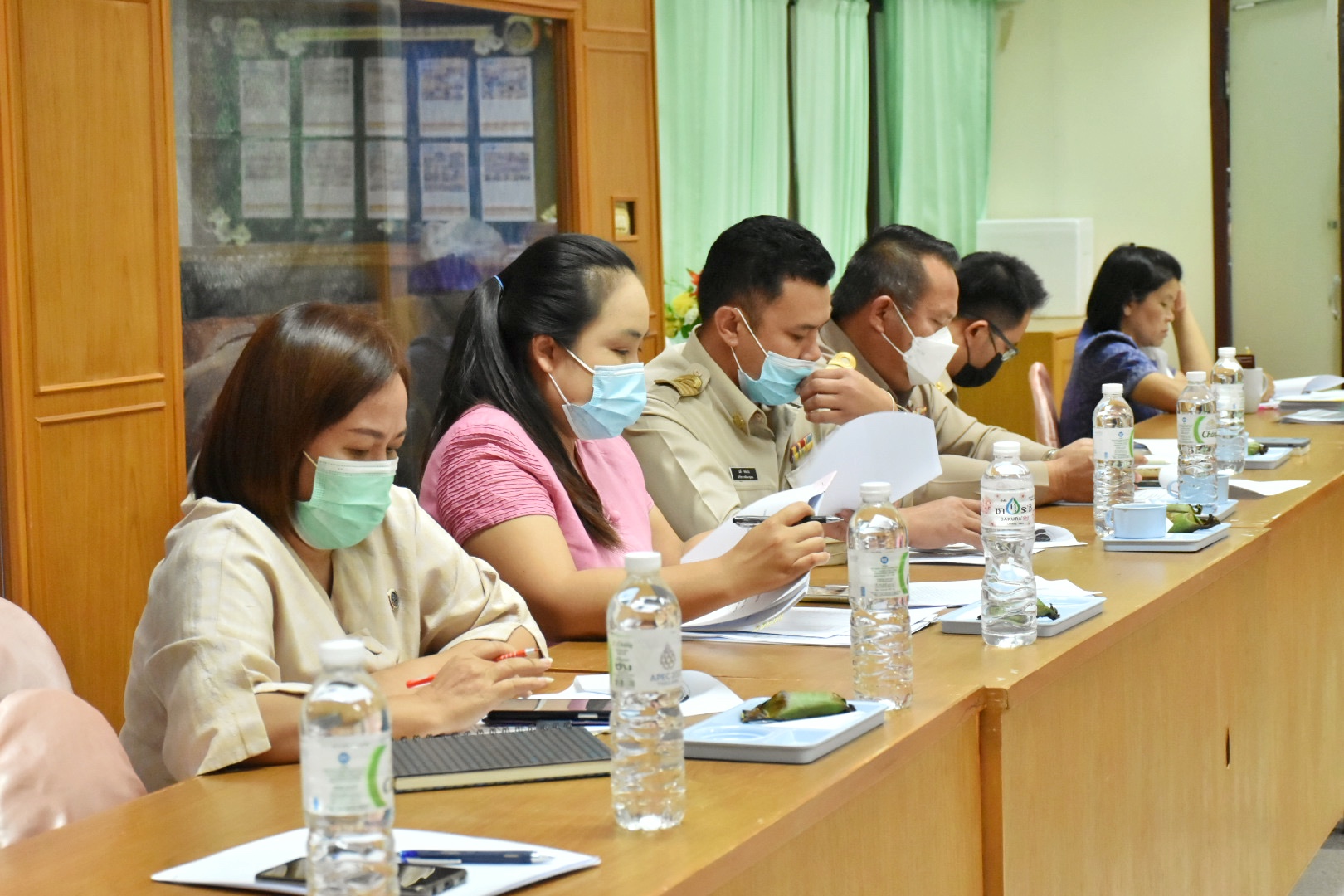 พช.มหาสารคาม จัดประชุมประจำเดือน เพื่อติดตาม สรุปผลการดำเนินงาน มุ่งสู่วิสัยทัศน์พช. “เศรษฐกิจฐานรากมั่นคง ชุมชนเข้มแข็งอย่างยั่งยืน ด้วยหลักปรัชญาของเศรษฐกิจพอเพยง”